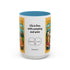 Life is fine with camping and wine Hybrid Camper Coffee Mug (11, 15oz)