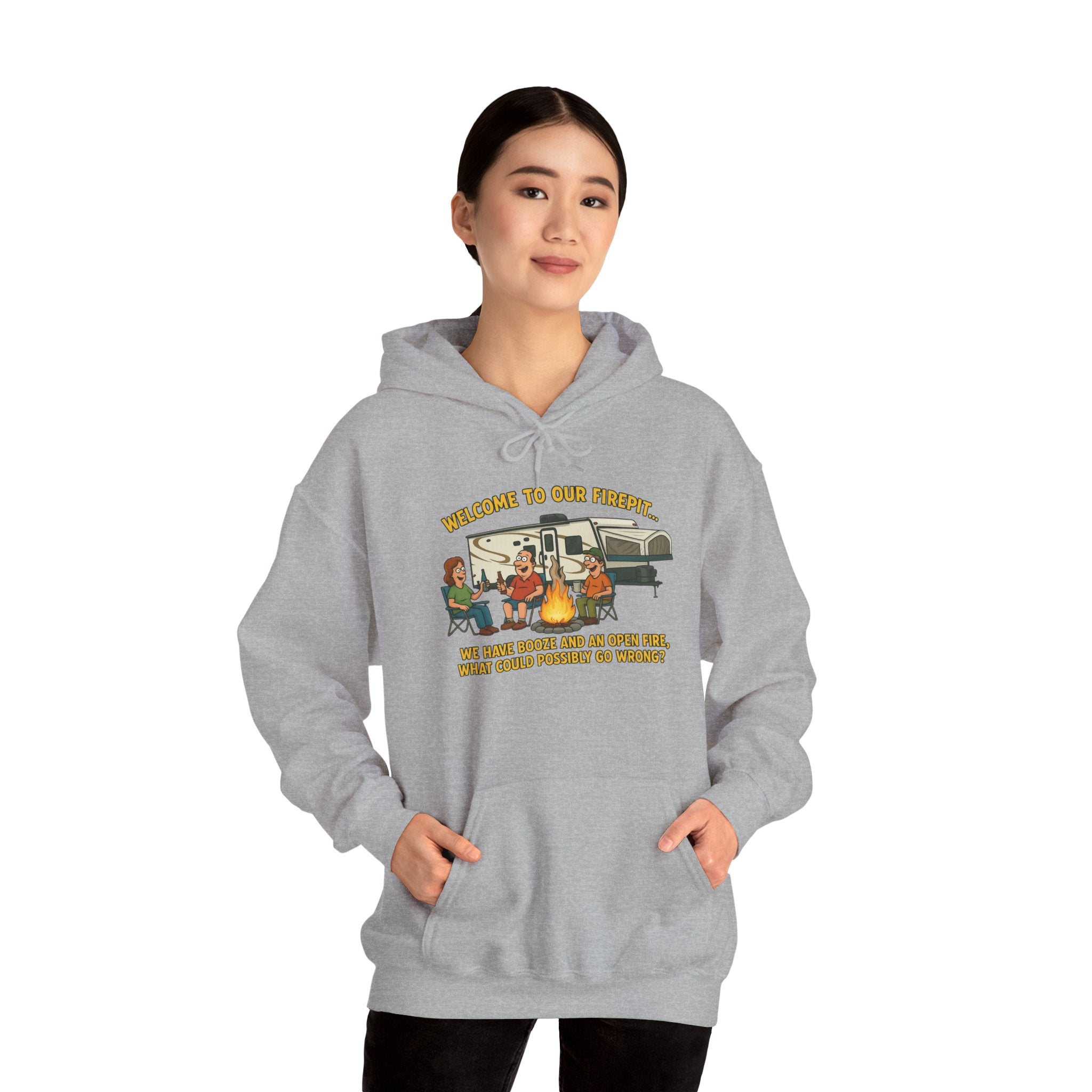 Cozy Campfire Sweatshirt | Unisex Hoodie for Outdoor Lovers, Camping Gear, Warmth for Fall, Great Gift for Nature Enthusiasts