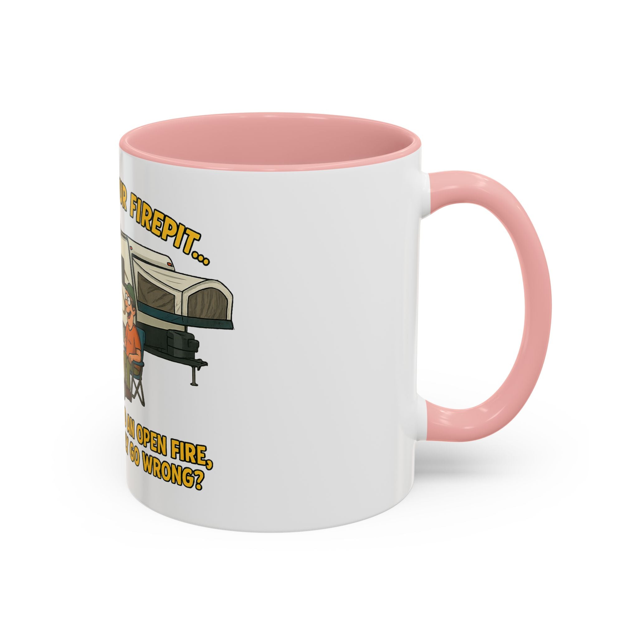 Cozy Firepit Mug | Ideal for Camping Lovers, Humorous Coffee Gifts, Outdoor Gatherings, Funny Kitchen Decor, Welcome Party Accessories