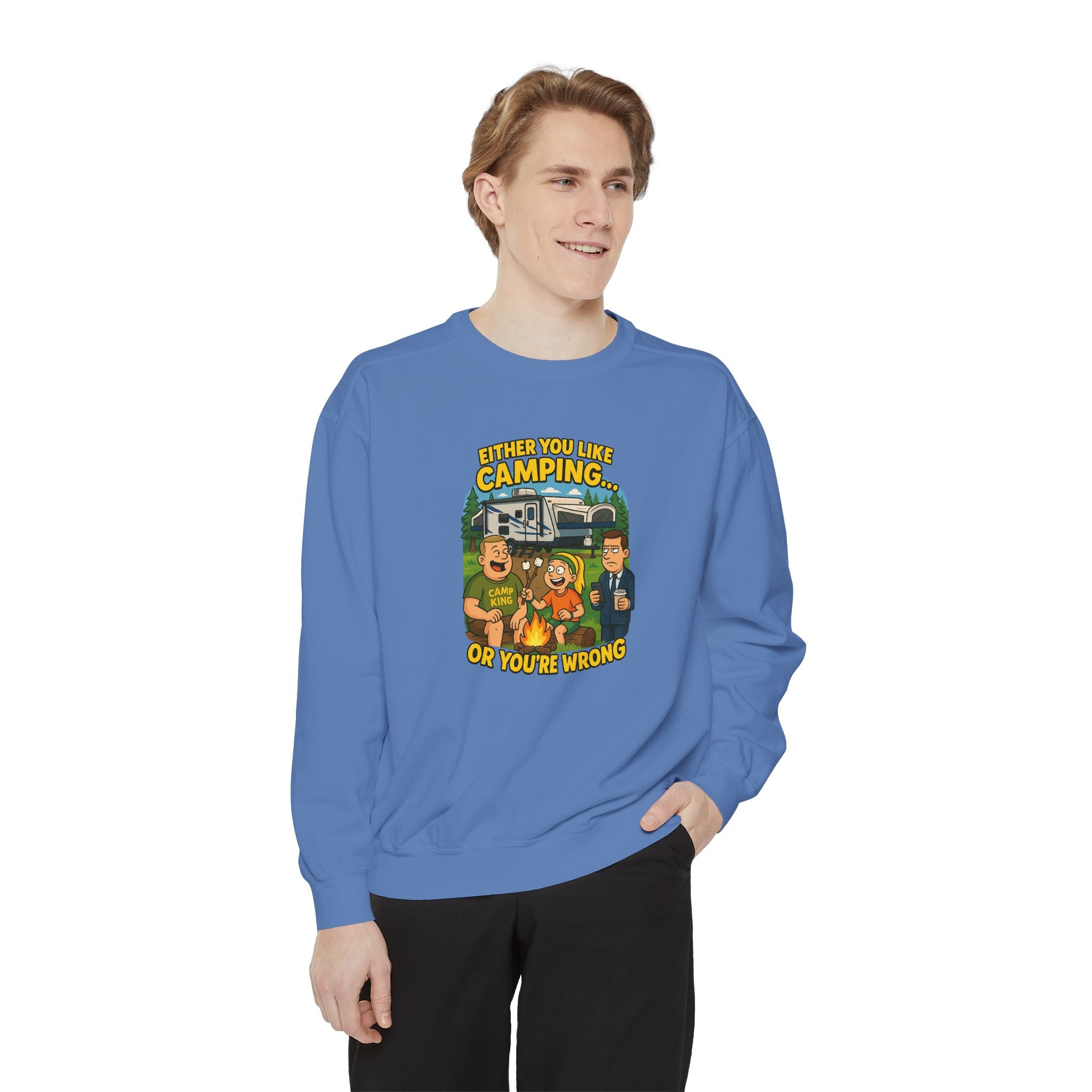 Camping Adventure Sweatshirt - Perfect for Outdoor Lovers