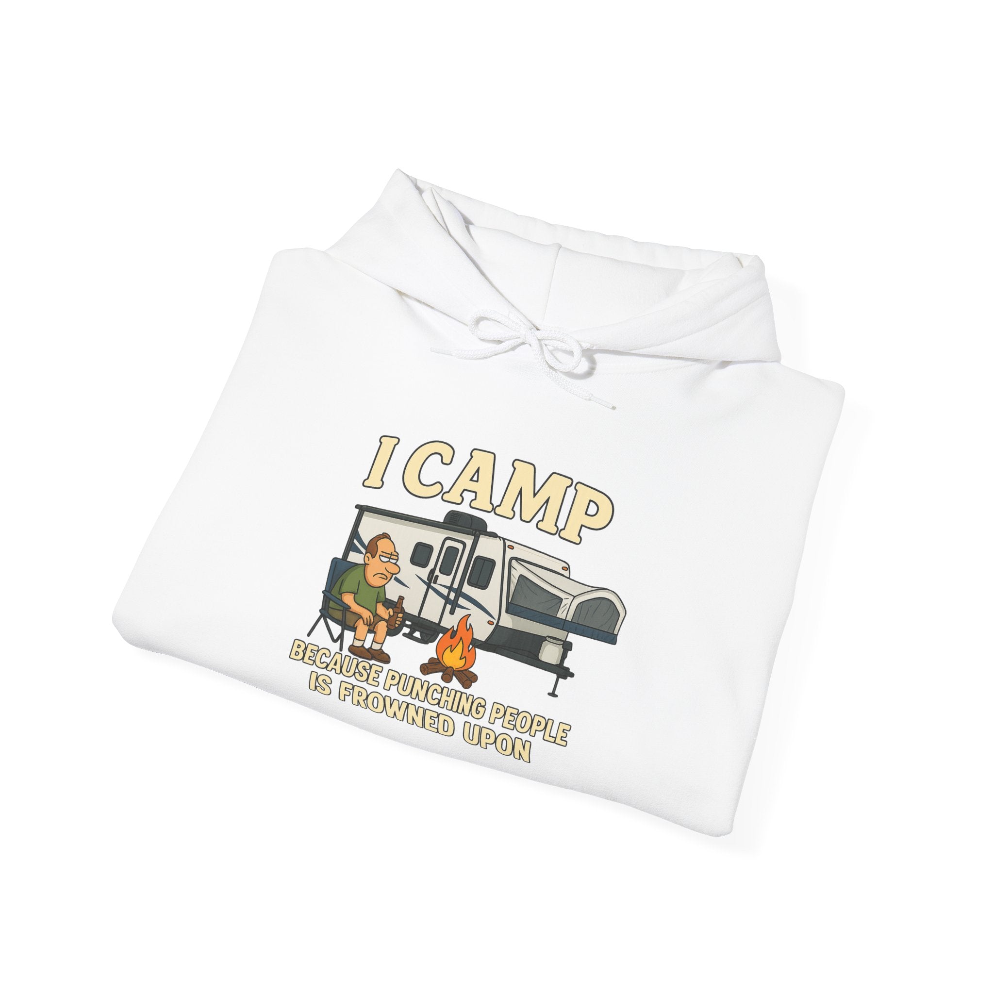 I Camp Unisex Heavy Blend™ Hoodie - Perfect for Outdoor Lovers