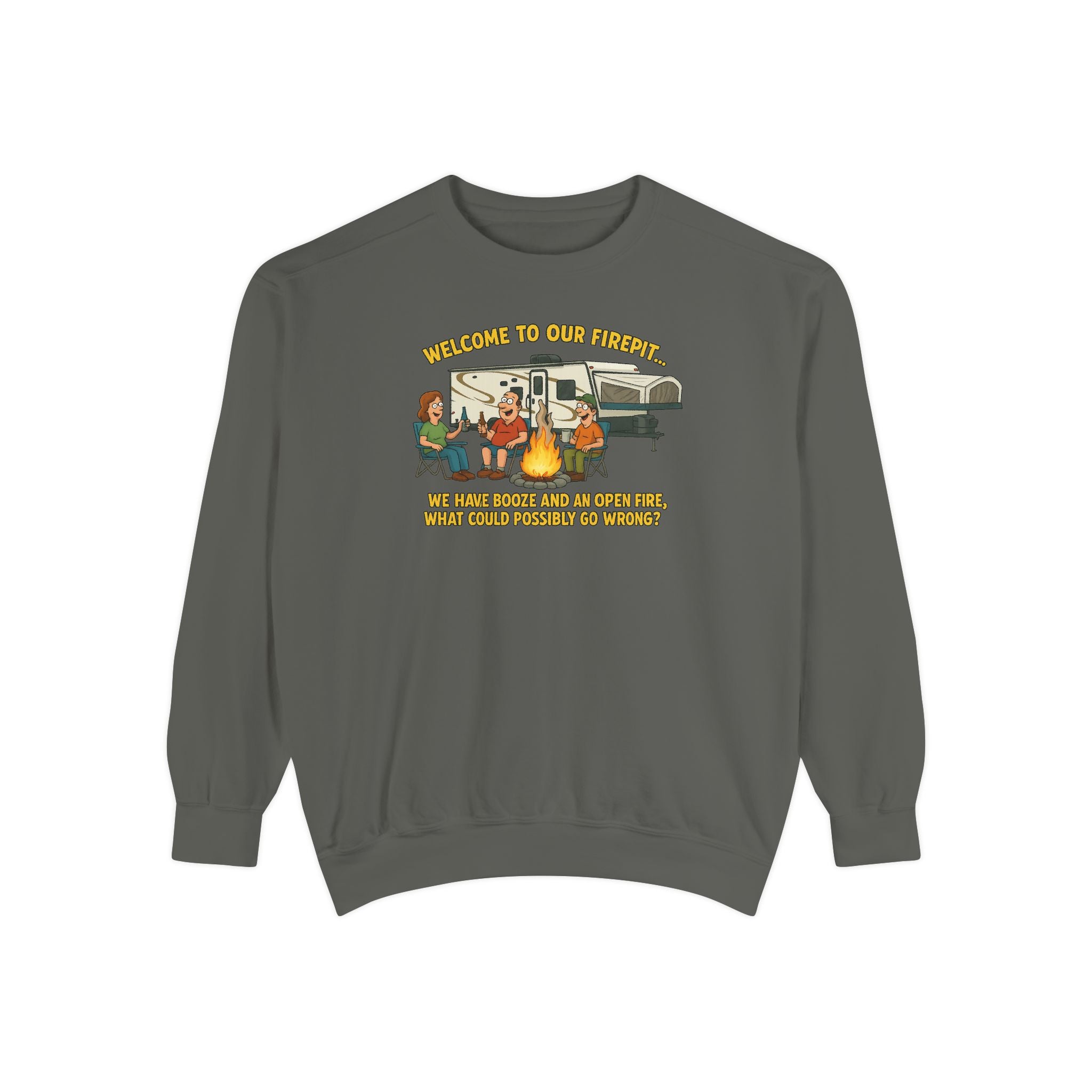 Welcome to Our Family Sweatshirt, Cozy Unisex Top, Family Gathering Apparel, Fun Gift for Friends, Casual Wear for All Occasions