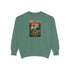 Cozy Unisex Garment-Dyed Sweatshirt with Retro Design, Perfect for Relaxing, Gift for Friends, Casual Wear, Fall Fashion, Warm Layer