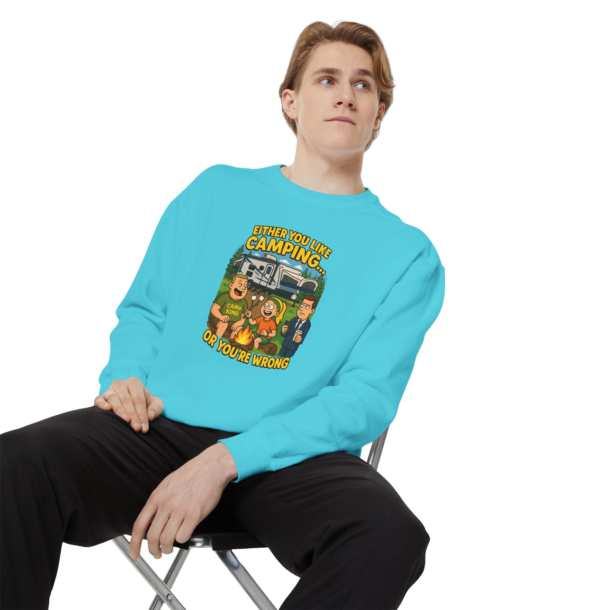 Camping Adventure Sweatshirt - Perfect for Outdoor Lovers