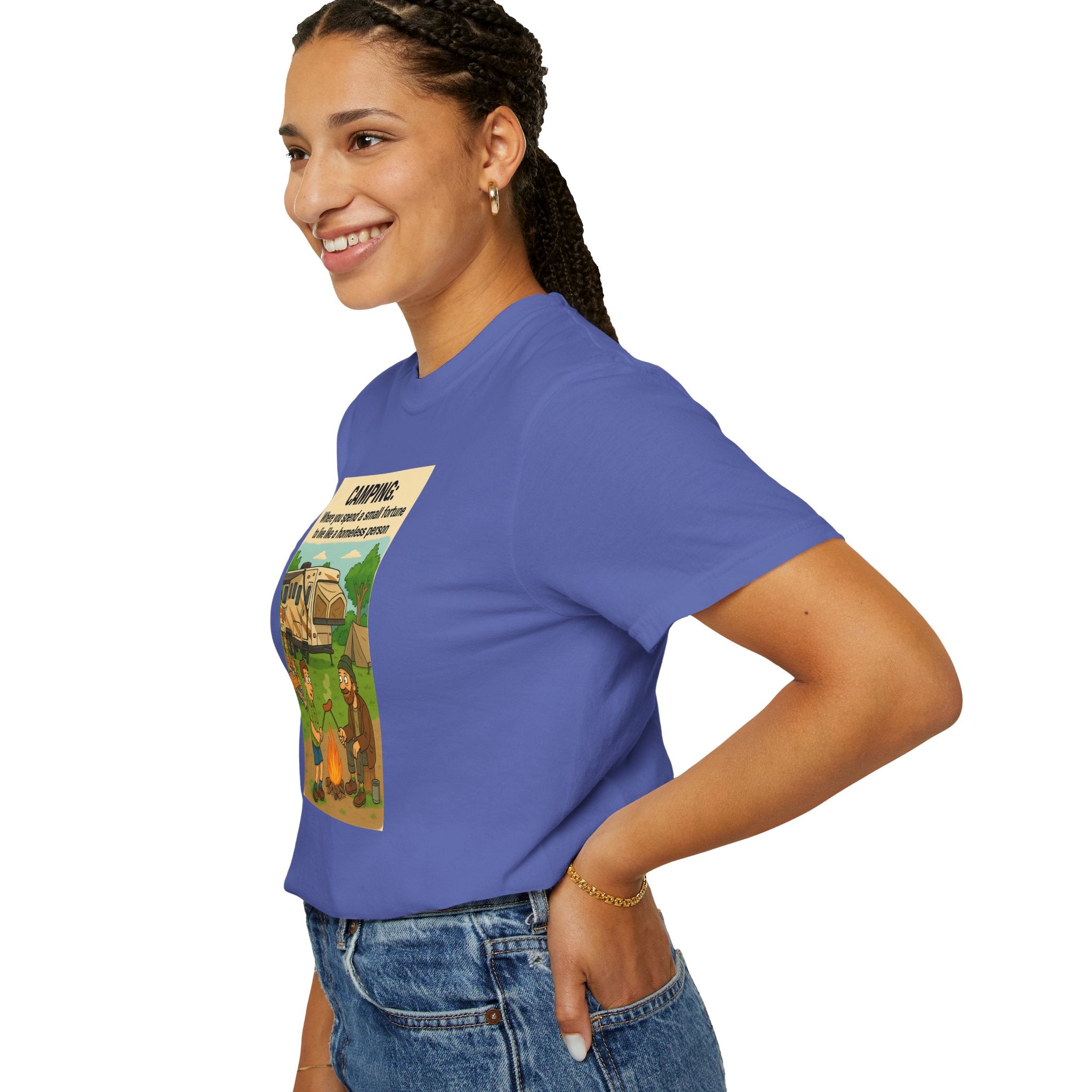Camping Humor T-Shirt, Unisex Graphic Tee, Adventure Gift, Outdoor Lover Apparel, Funny Camping Shirt