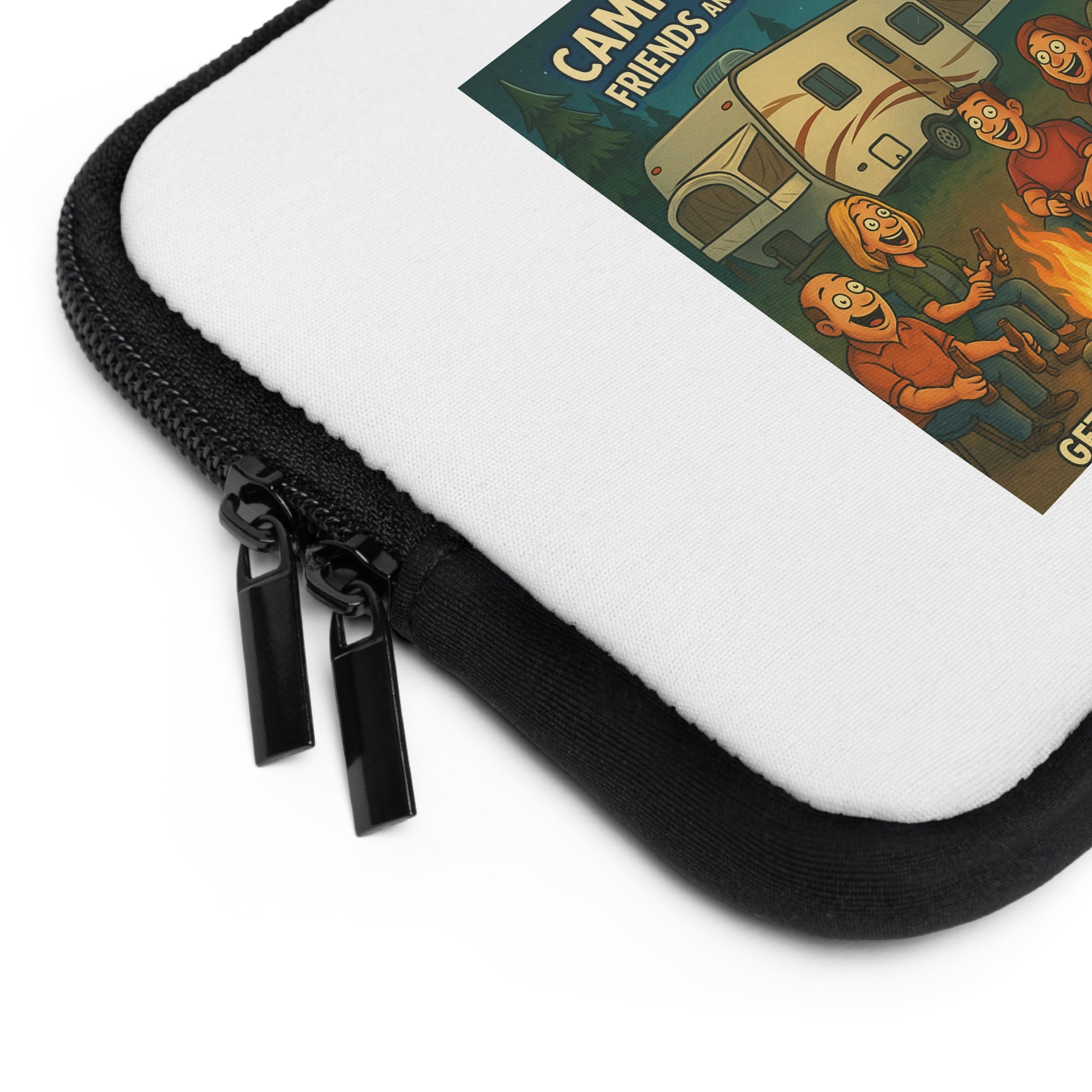 Camping-Themed Laptop Sleeve, Perfect for Nature Lovers, Get Toasted at the Same Time, Ideal Gift for Campers, Outdoor Enthusiasts, [...]