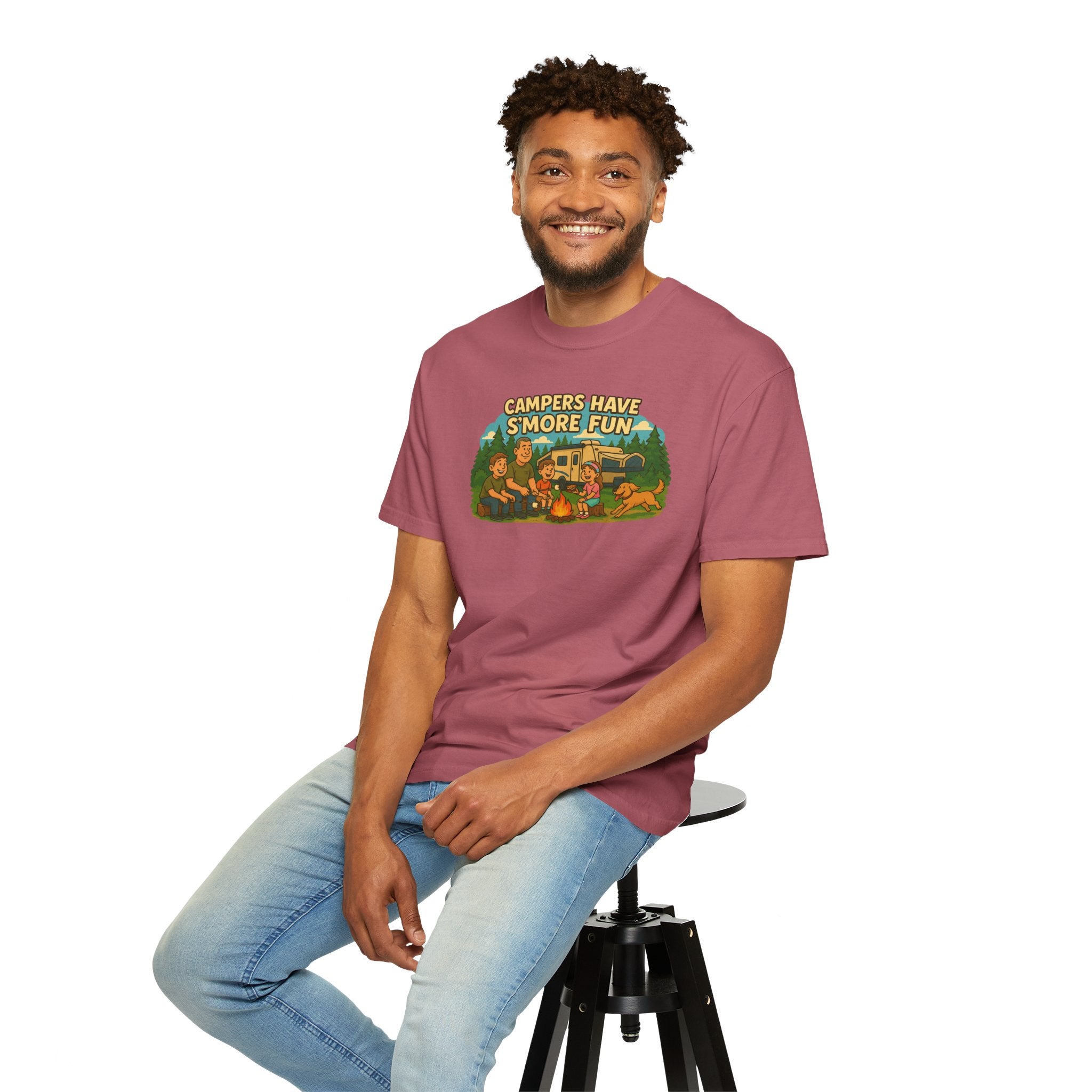 Camping T-Shirt for Outdoor Lovers, Perfect Gift for Campers, Adventure Tee, Vacation Shirt, Summer Fun Merchandise