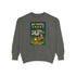 My Hotel Sweatshirt - Cozy Camping Apparel, Unisex Garment-Dyed Sweatshirt for Outdoor Lovers, Perfect for Bonfire Nights, Gift for Campers