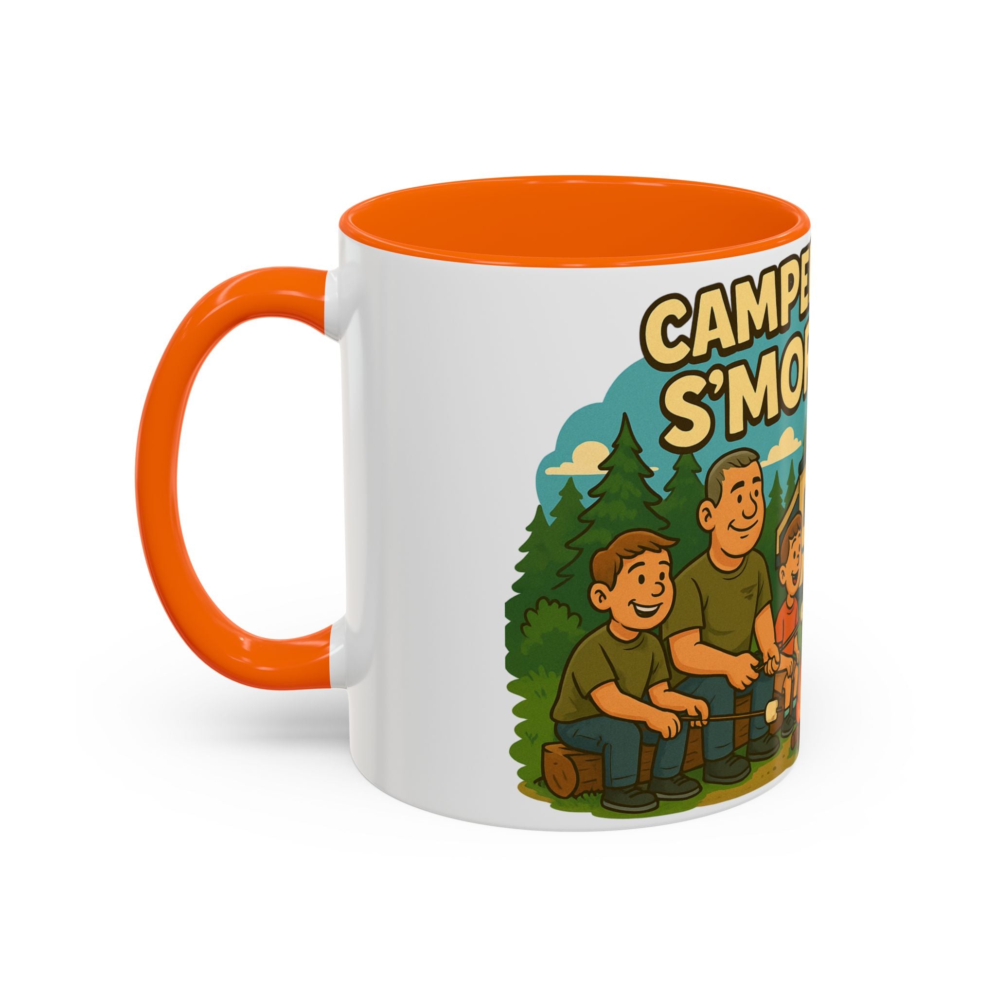 Campfire Adventure Mug - 'Campers Have S'more Fun', Outdoor Coffee Cup for Camping Lovers, Gifts for Nature Enthusiasts, S'mores Jokes