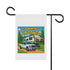Travel Trailer Banner, RV Garden Decor, Camping Flag, Adventure Home Sign, Outdoor Decoration, Motorhome Gift