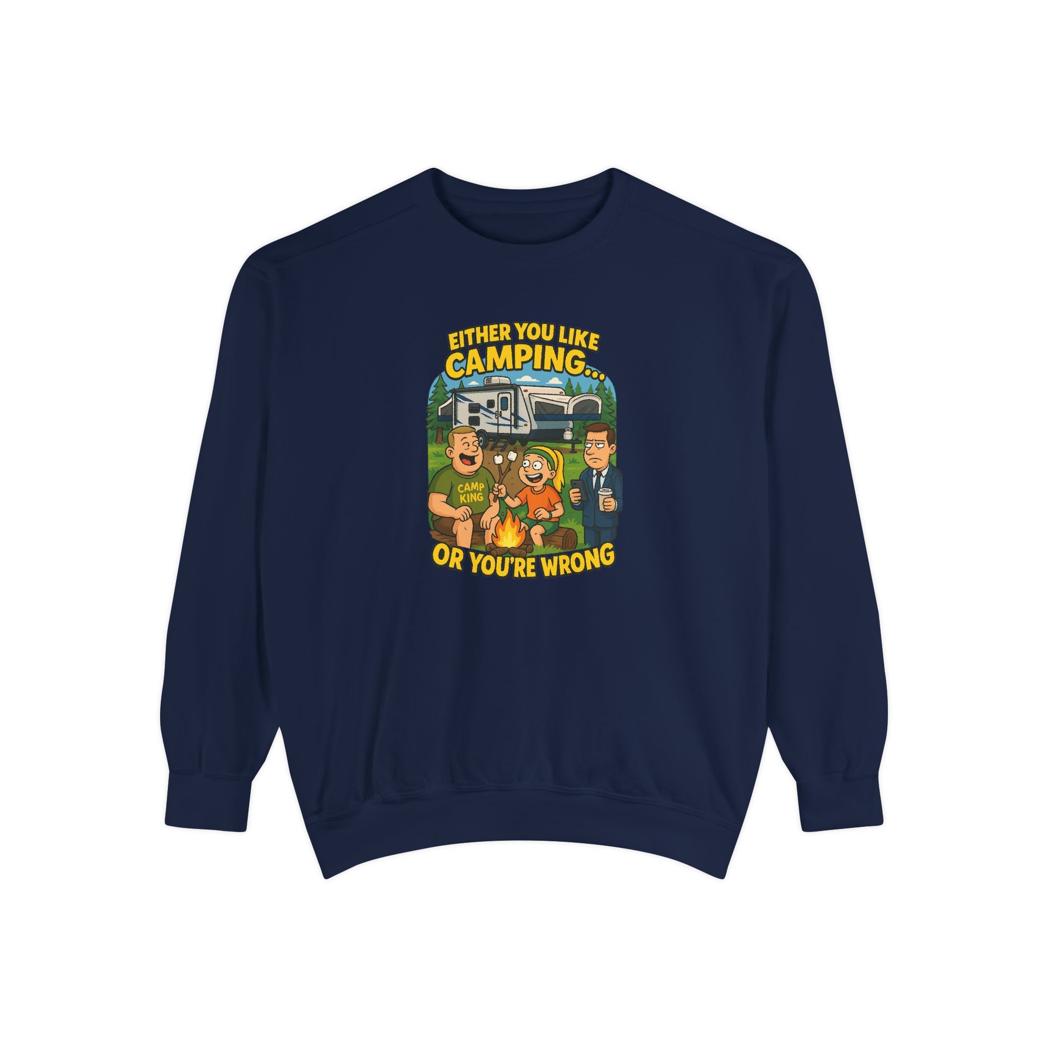 Camping Adventure Sweatshirt - Perfect for Outdoor Lovers