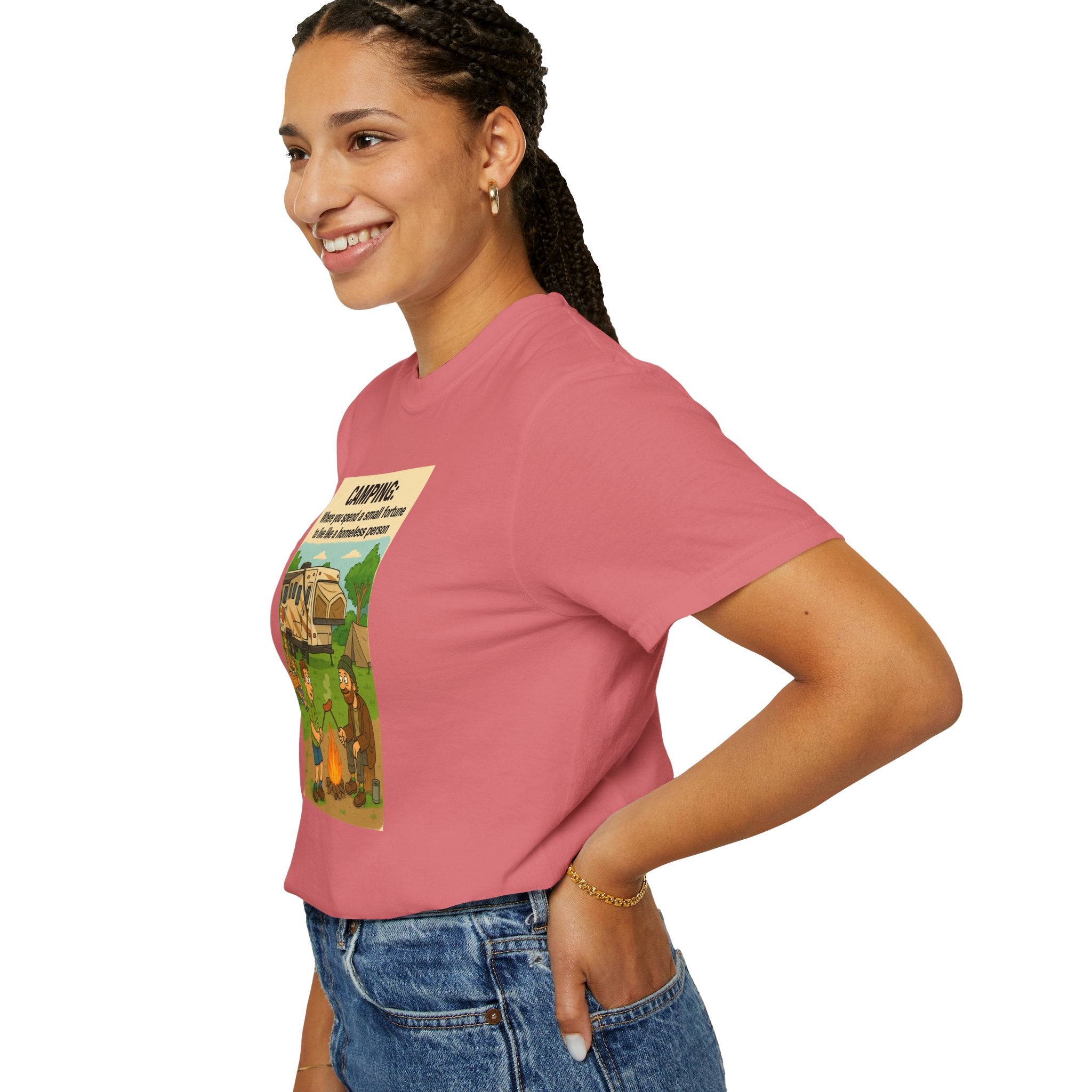 Camping Humor T-Shirt, Unisex Graphic Tee, Adventure Gift, Outdoor Lover Apparel, Funny Camping Shirt