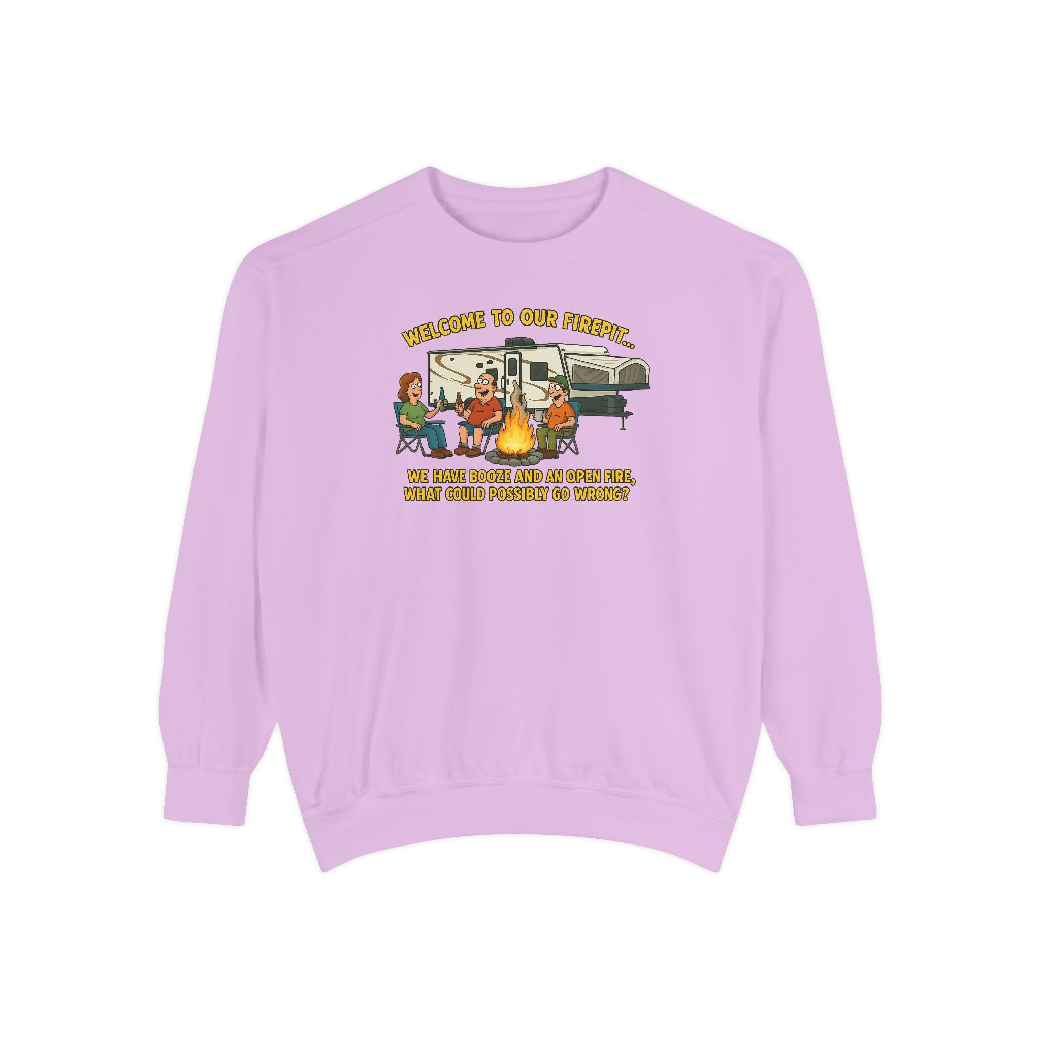 Welcome to Our Family Sweatshirt, Cozy Unisex Top, Family Gathering Apparel, Fun Gift for Friends, Casual Wear for All Occasions