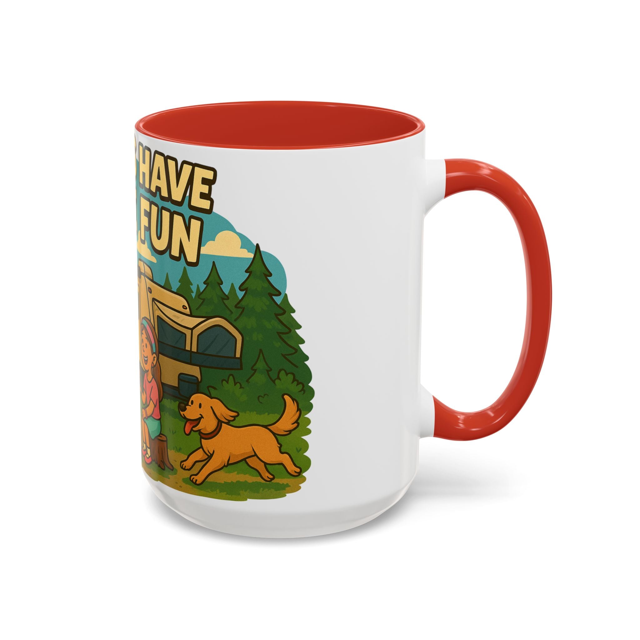 Campfire Adventure Mug - 'Campers Have S'more Fun', Outdoor Coffee Cup for Camping Lovers, Gifts for Nature Enthusiasts, S'mores Jokes