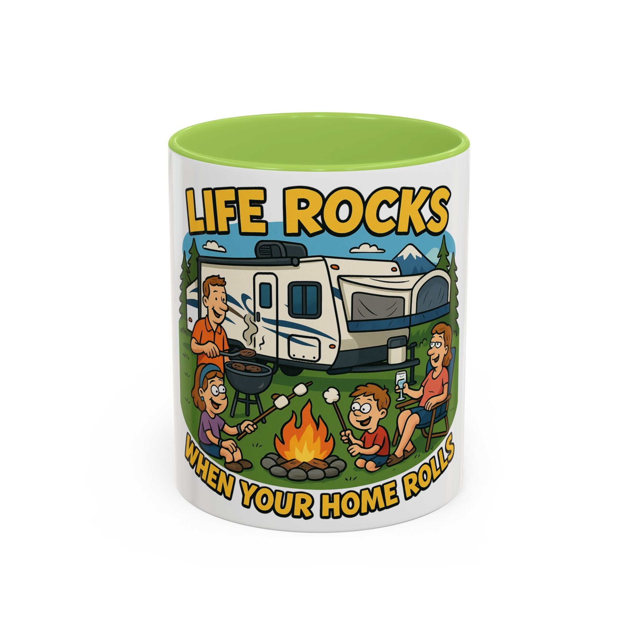 Camping Life Coffee Mug - Adventure Lover Gift, RV Travel Mug, Cozy Campfire Vibes, Perfect for Outdoor Enthusiasts, Gift for Dad