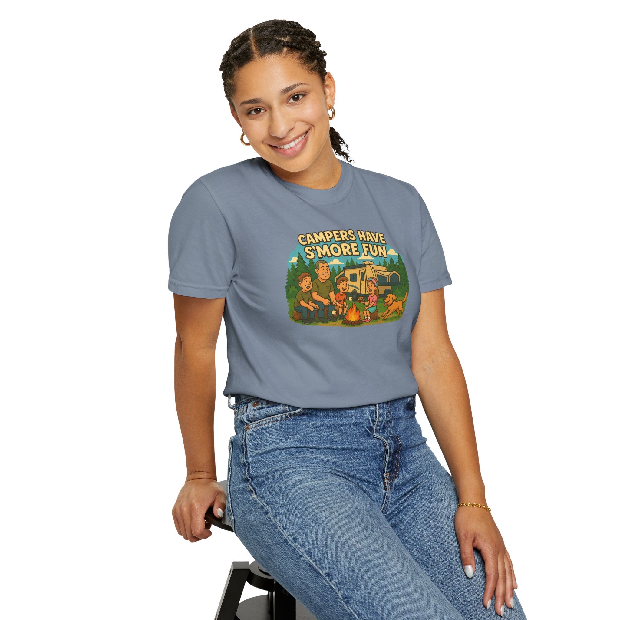 Camping T-Shirt for Outdoor Lovers, Perfect Gift for Campers, Adventure Tee, Vacation Shirt, Summer Fun Merchandise