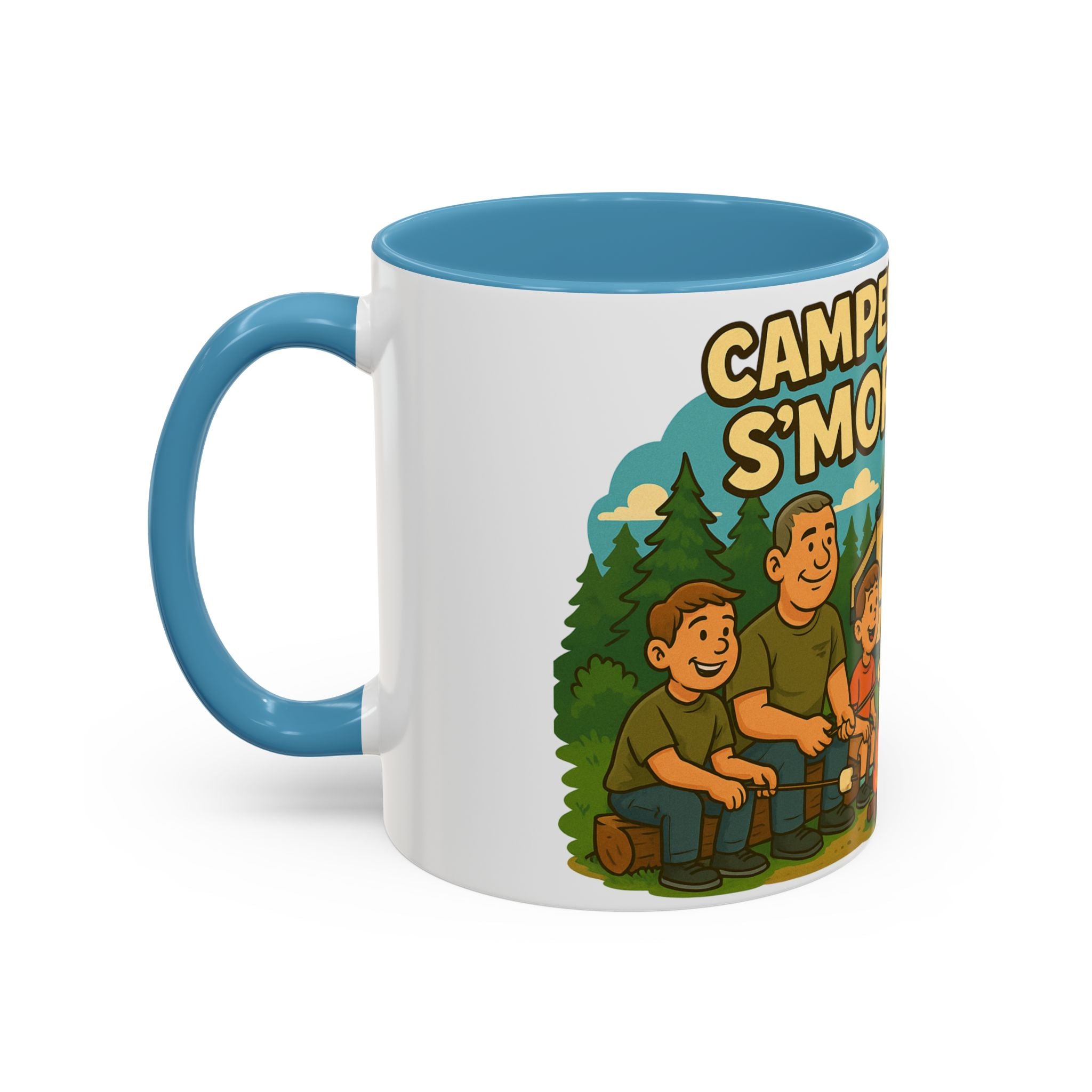 Campfire Adventure Mug - 'Campers Have S'more Fun', Outdoor Coffee Cup for Camping Lovers, Gifts for Nature Enthusiasts, S'mores Jokes