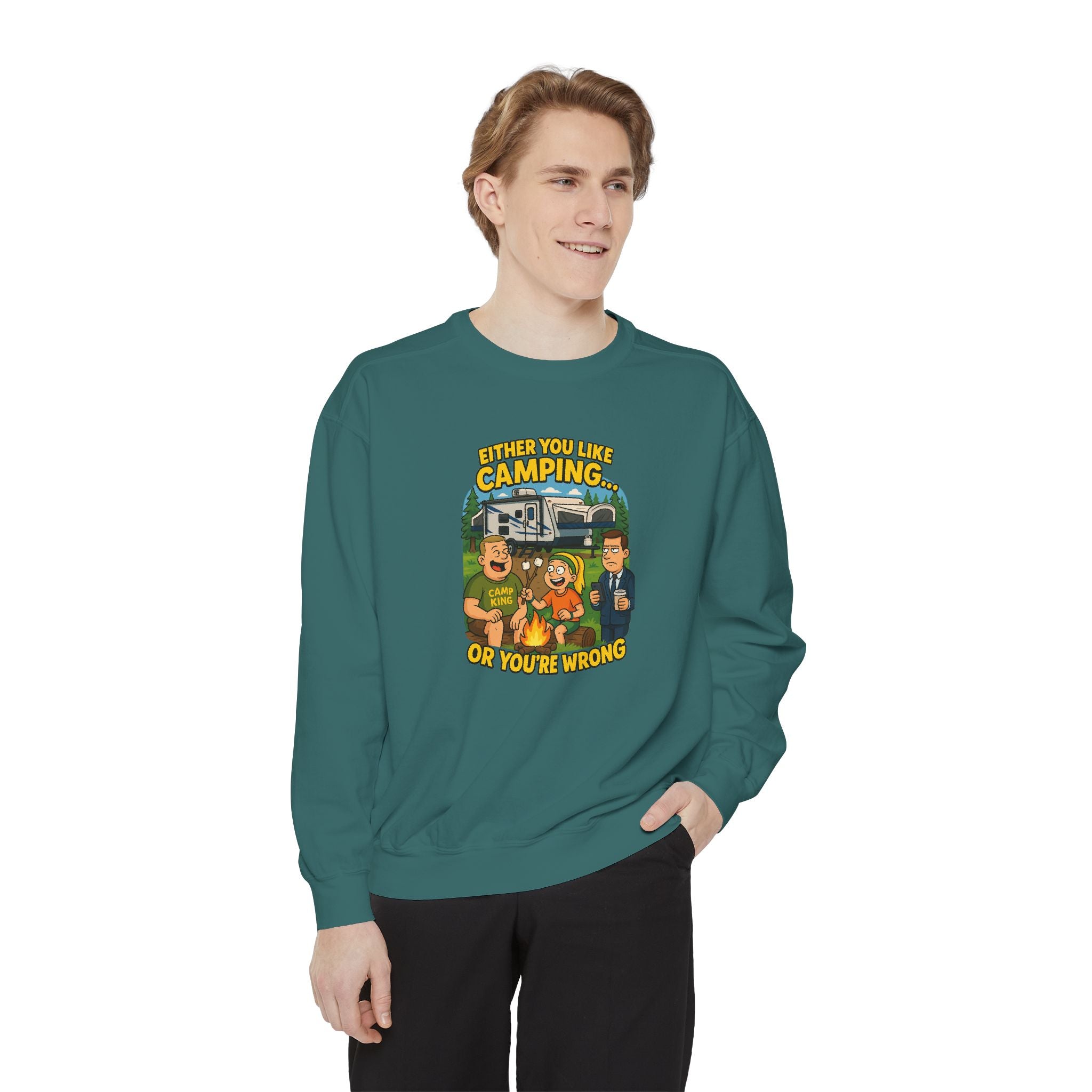 Camping Adventure Sweatshirt - Perfect for Outdoor Lovers