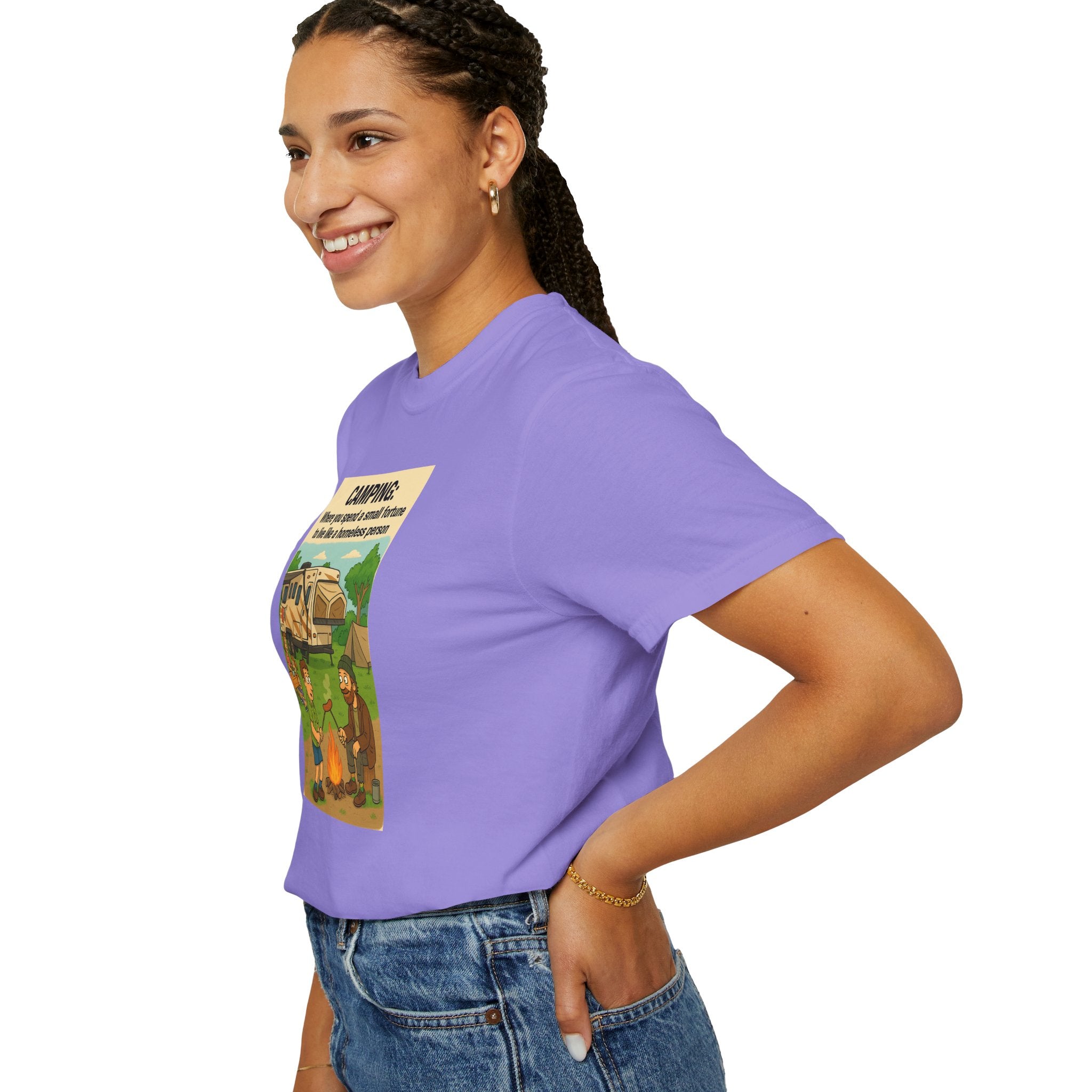 Camping Humor T-Shirt, Unisex Graphic Tee, Adventure Gift, Outdoor Lover Apparel, Funny Camping Shirt