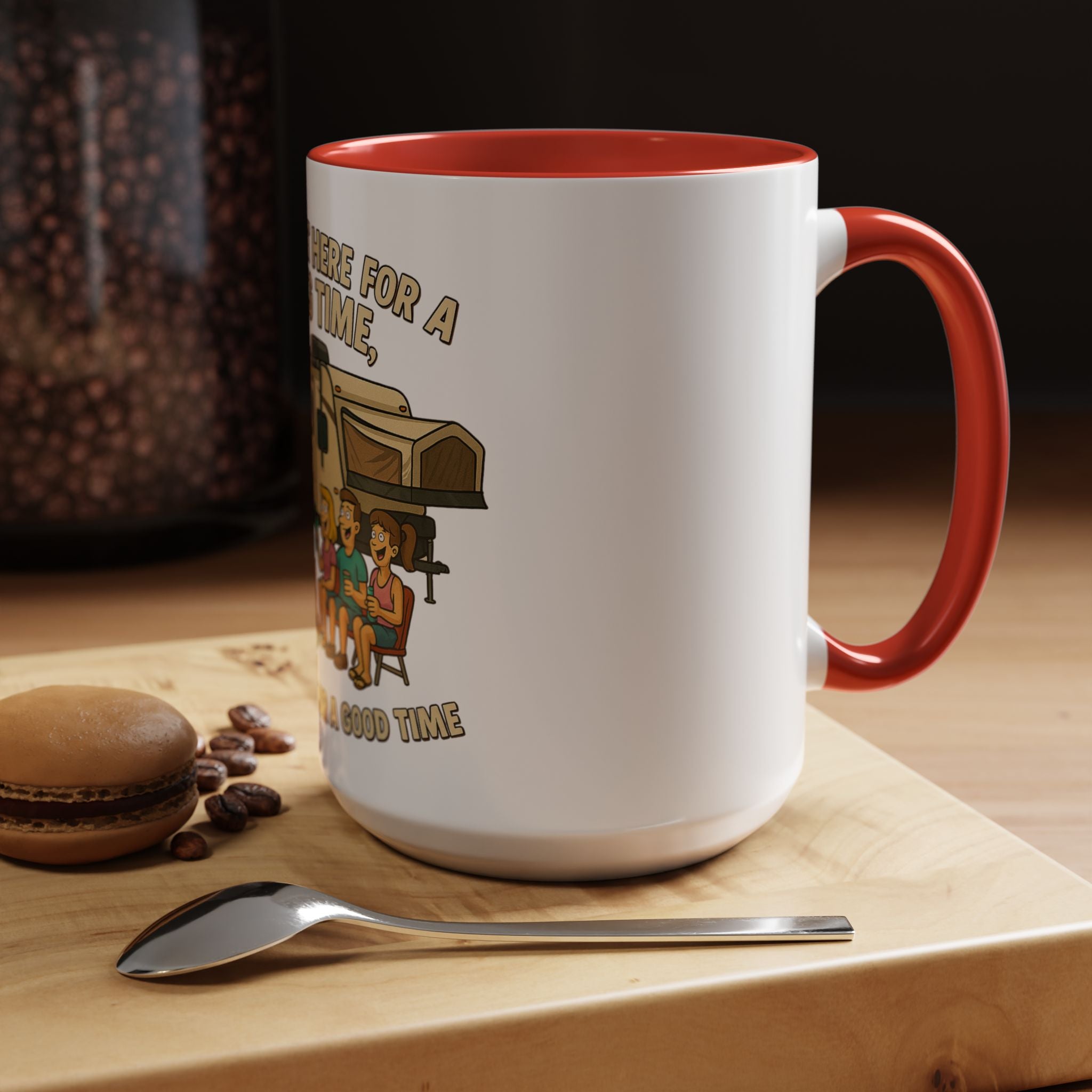 Camping Adventure Coffee Mug - Fun Quote Mug for Outdoor Enthusiasts