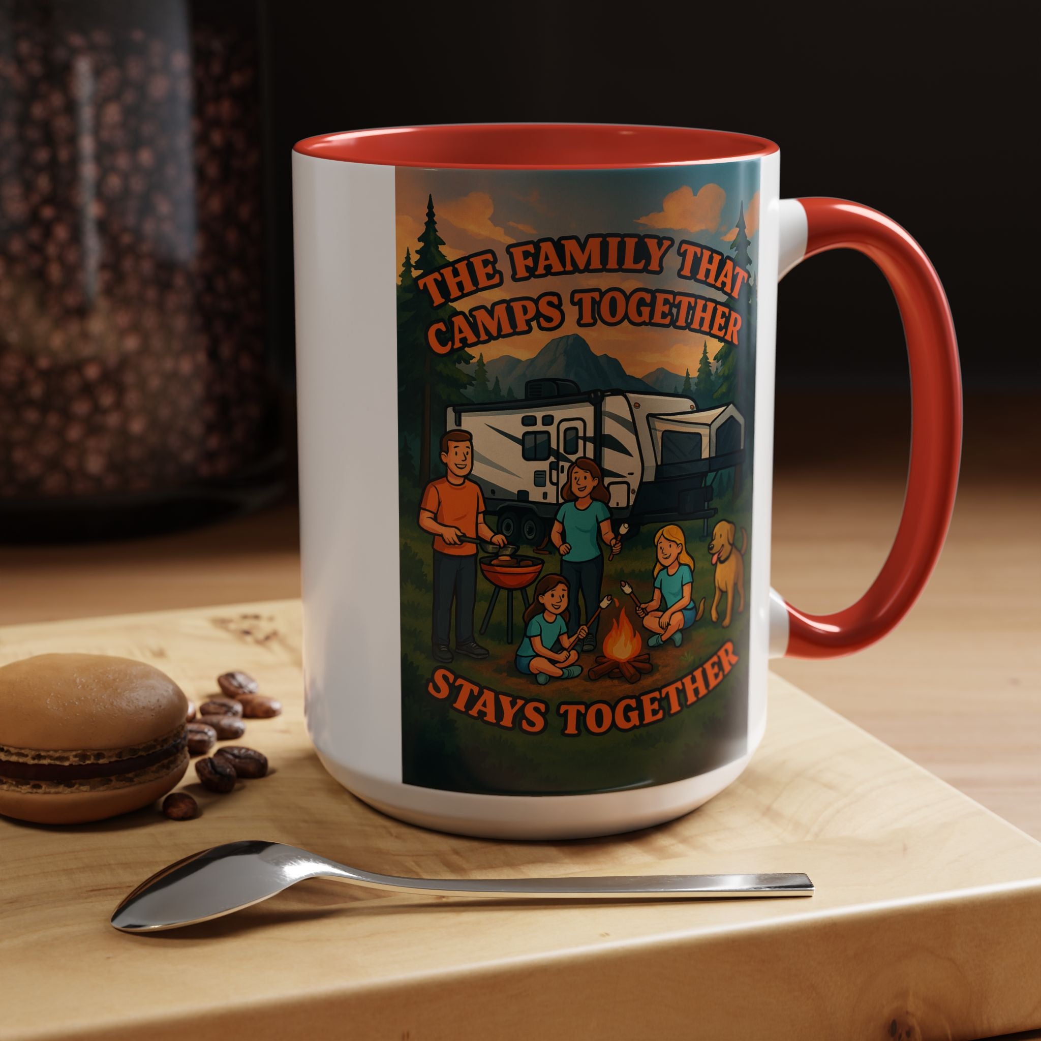 Camping Family Coffee Mug - Adventure, Nature, Family Time, Outdoor Enthusiasts, Gift for Campers