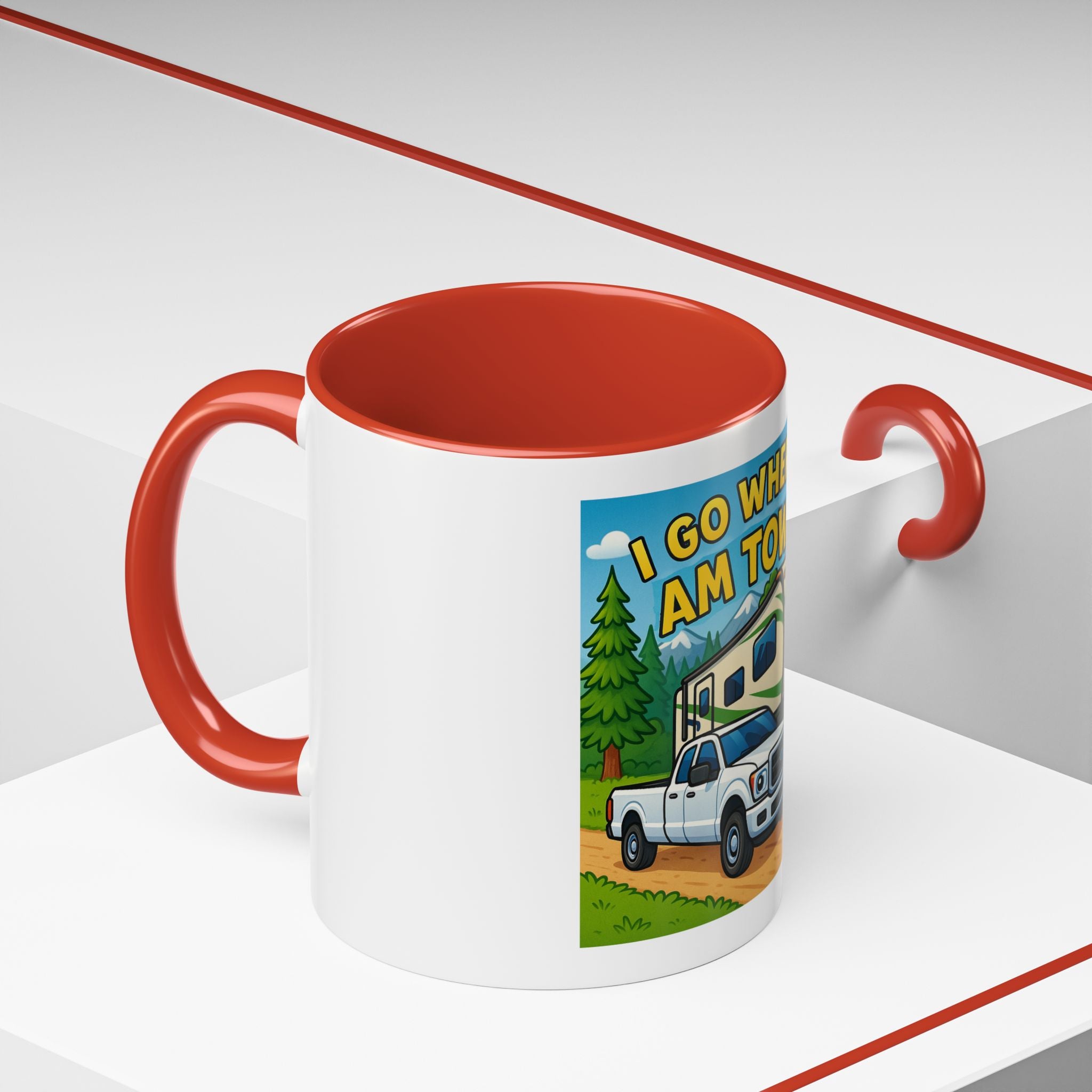 Adventure Camping Coffee Mug, RV Lover Gift, Hiking Mug, Travel Enthusiast Ceramic Cup, Nature Lover Drinkware