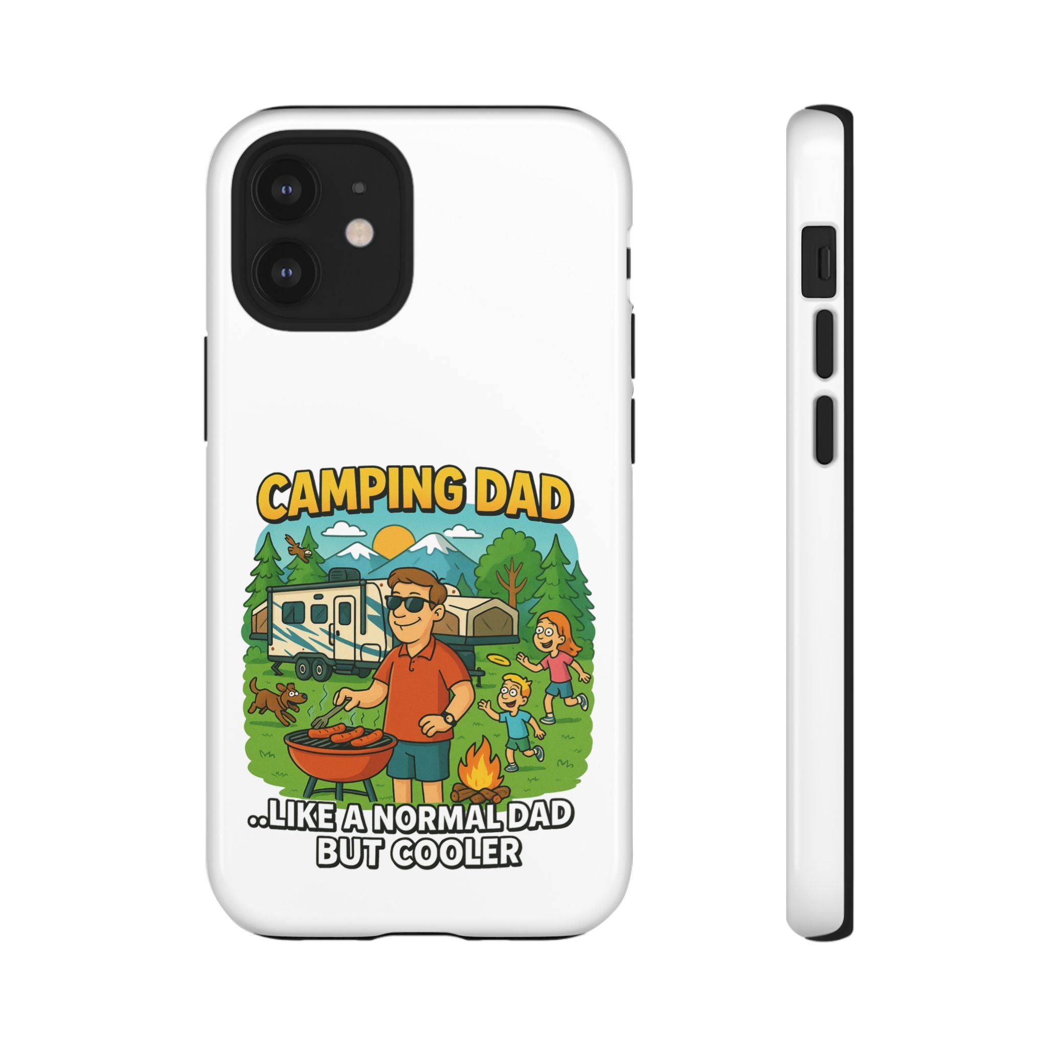 Camping Dad Phone Case - Unique Tough Cover for Outdoor Dads