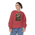 Cozy Unisex Garment-Dyed Sweatshirt with Retro Design, Perfect for Relaxing, Gift for Friends, Casual Wear, Fall Fashion, Warm Layer