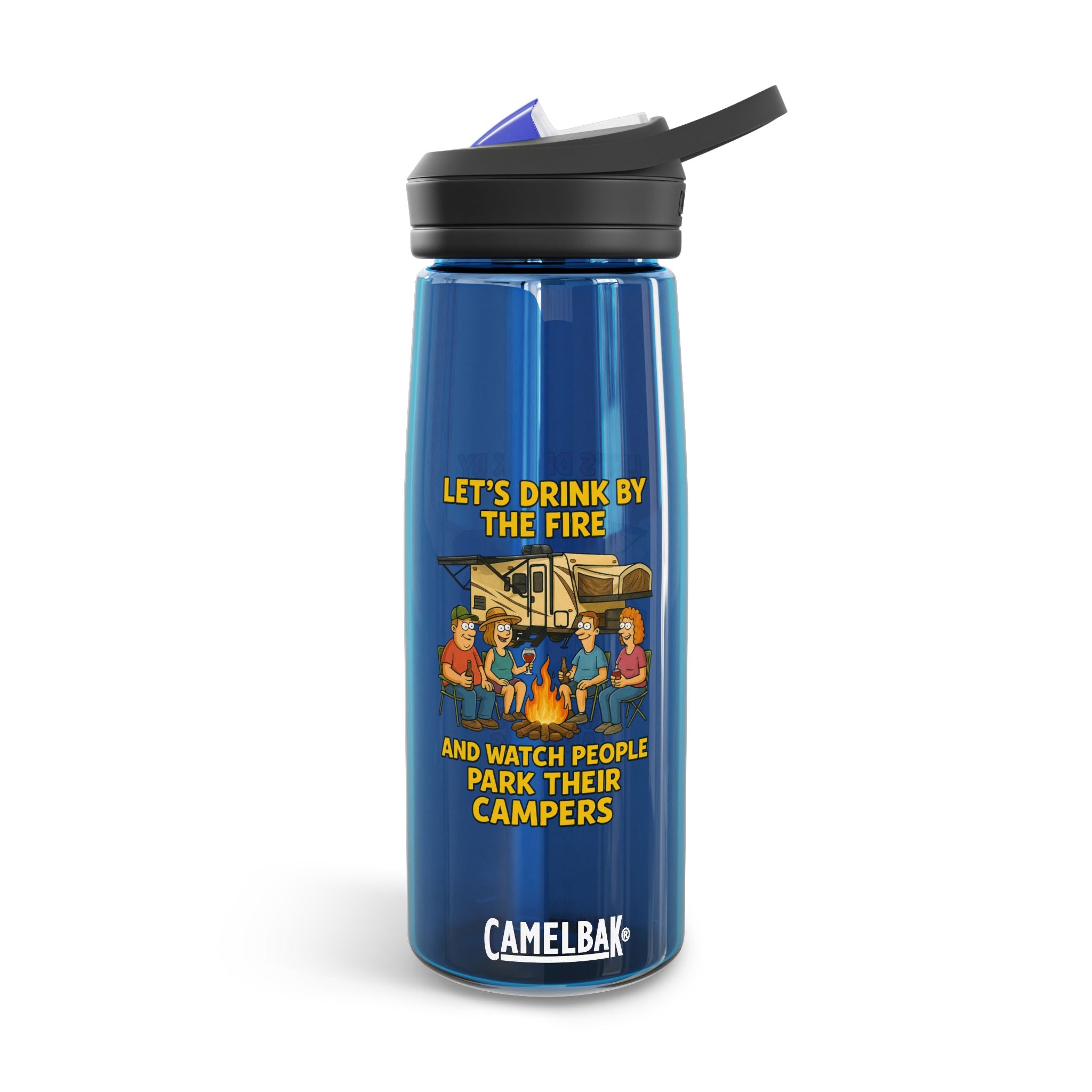 Camping Water Bottle with Funny Quote - Hydration Gift for Hikers, Outdoor Enthusiasts, Camping Trip Essential, Campfire Decor, Summer [...]