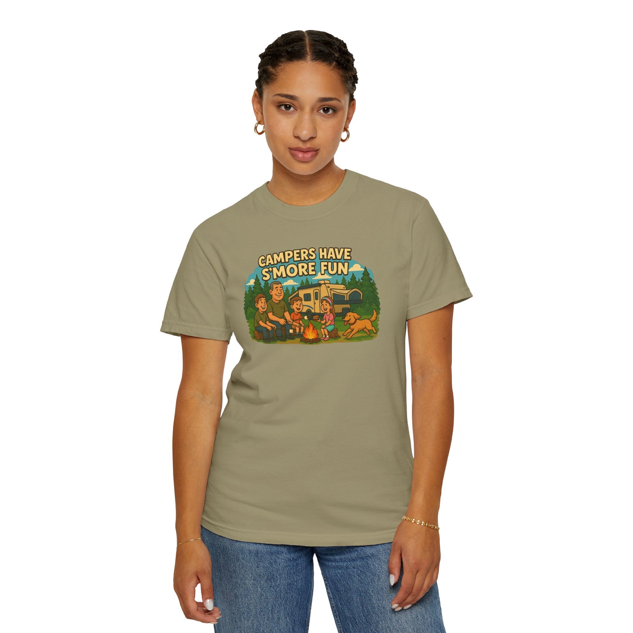 Camping T-Shirt for Outdoor Lovers, Perfect Gift for Campers, Adventure Tee, Vacation Shirt, Summer Fun Merchandise