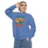 Camping Wine Sweatshirt | Unisex Garment-Dyed Pullover | Cozy Gift for Campers | Outdoor Adventures Apparel | Relaxed Fit Top