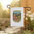 Whimsical Garden Banner, Family Outdoor Decor, Fun Holiday Greetings, Humorous Yard Sign, Mosquito Themed Banner, Gardening Gift