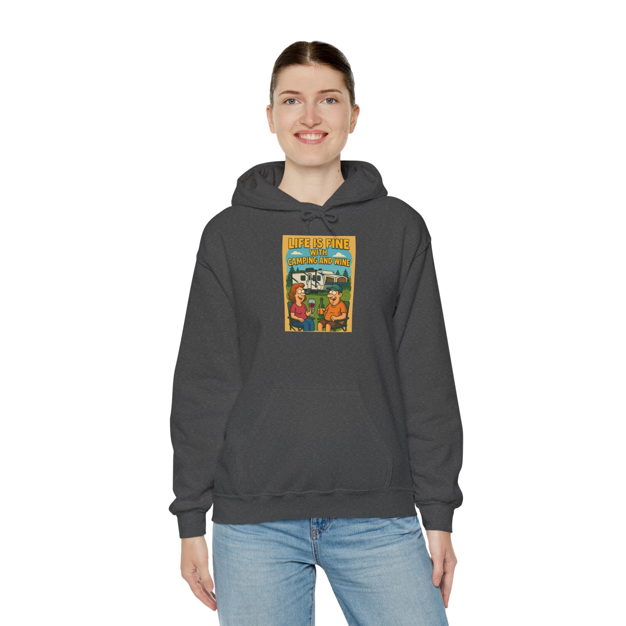 Retro Graphic Hooded Sweatshirt, Cozy Unisex Hoodie for Casual Days, Perfect Gift for Friends, Fall and Winter Fashion