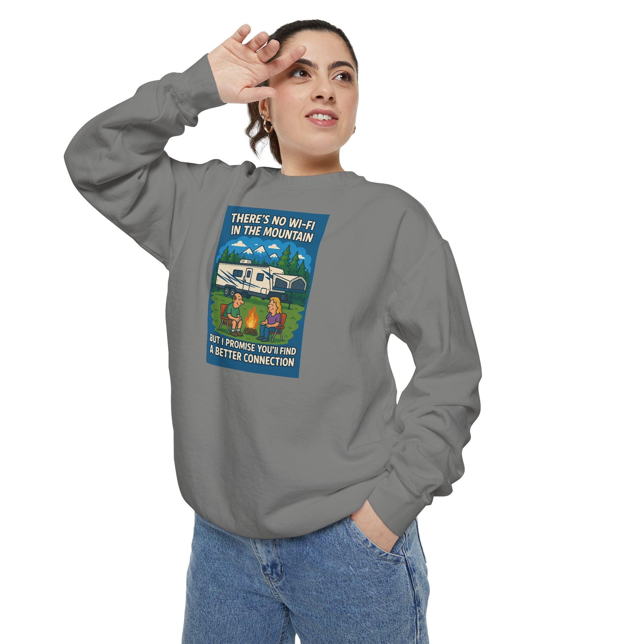 Cozy Campfire Sweatshirt - Perfect for Adventurers, Camping Enthusiasts, Family Gatherings, or Cozy Nights In, Gift Idea, Outdoor Style