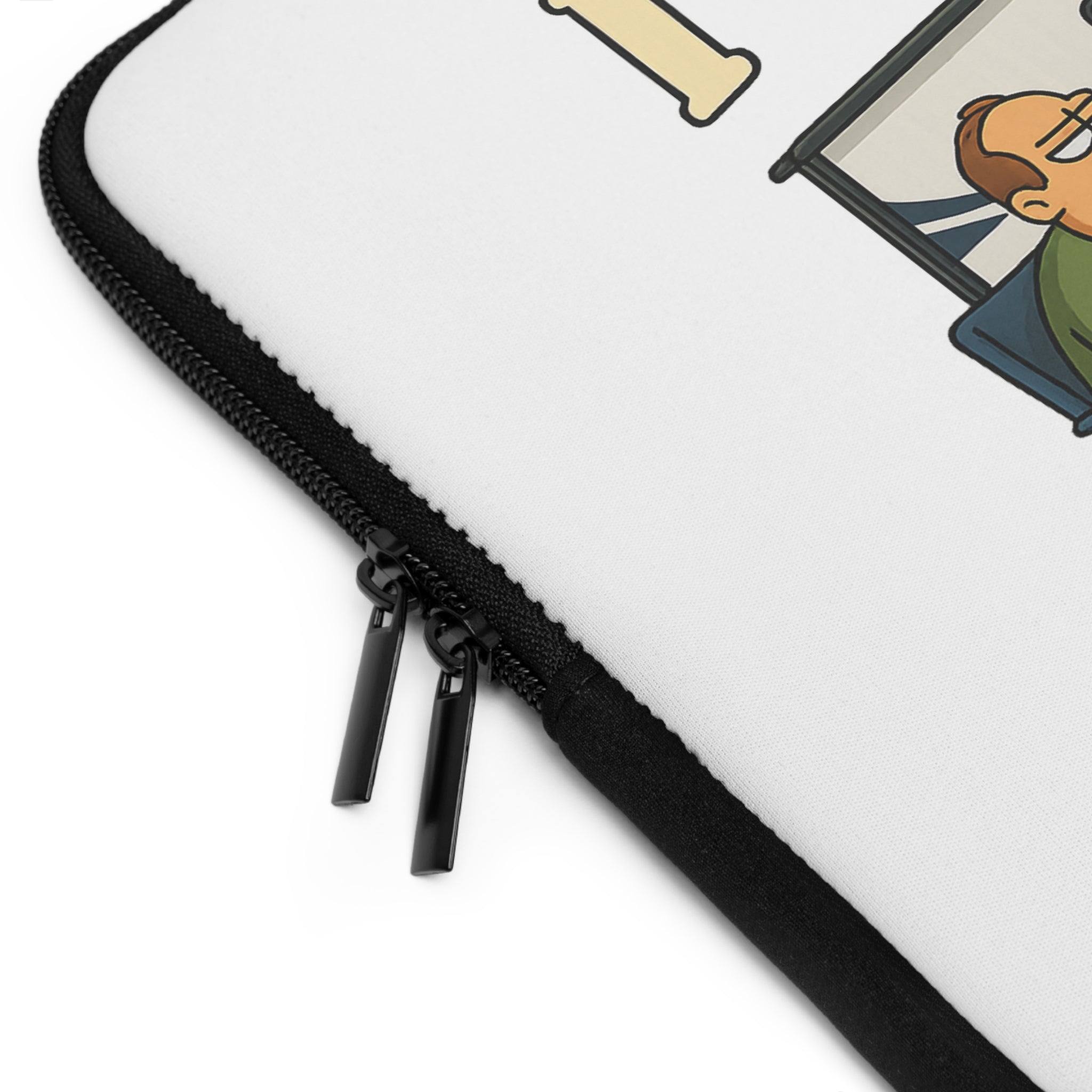 Funny Camping Laptop Sleeve - "I Camp Because Punching People is Frowned Upon"