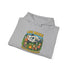 Campfire Adventure Hoodie with Retro Design, Cozy Gift for Outdoor Lovers, Perfect for Camping, Road Trips, and Casual Wear