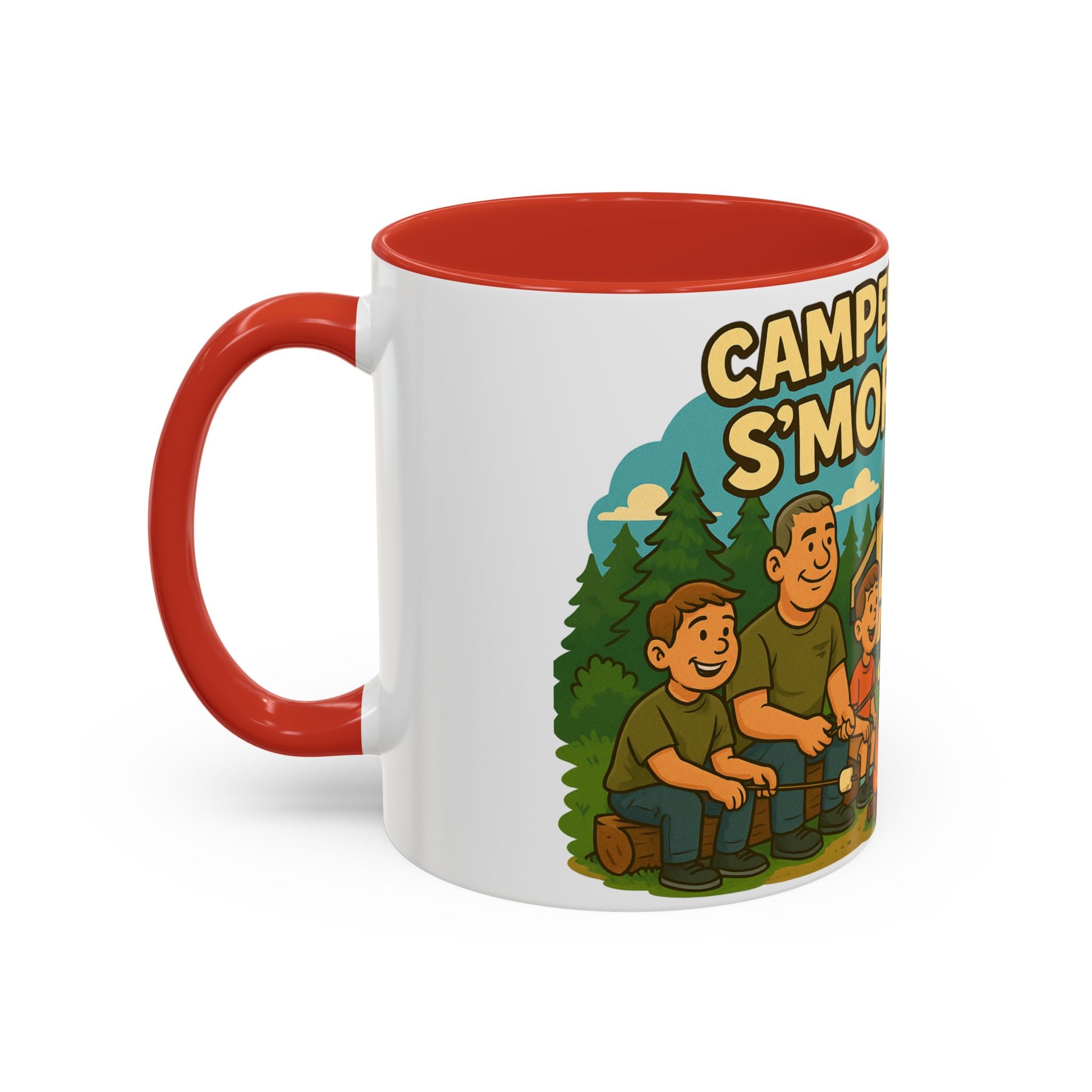 Campfire Adventure Mug - 'Campers Have S'more Fun', Outdoor Coffee Cup for Camping Lovers, Gifts for Nature Enthusiasts, S'mores Jokes
