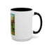 High Class Trailer Trash Coffee Mug - Fun Campfire Ceramic Tea Cup