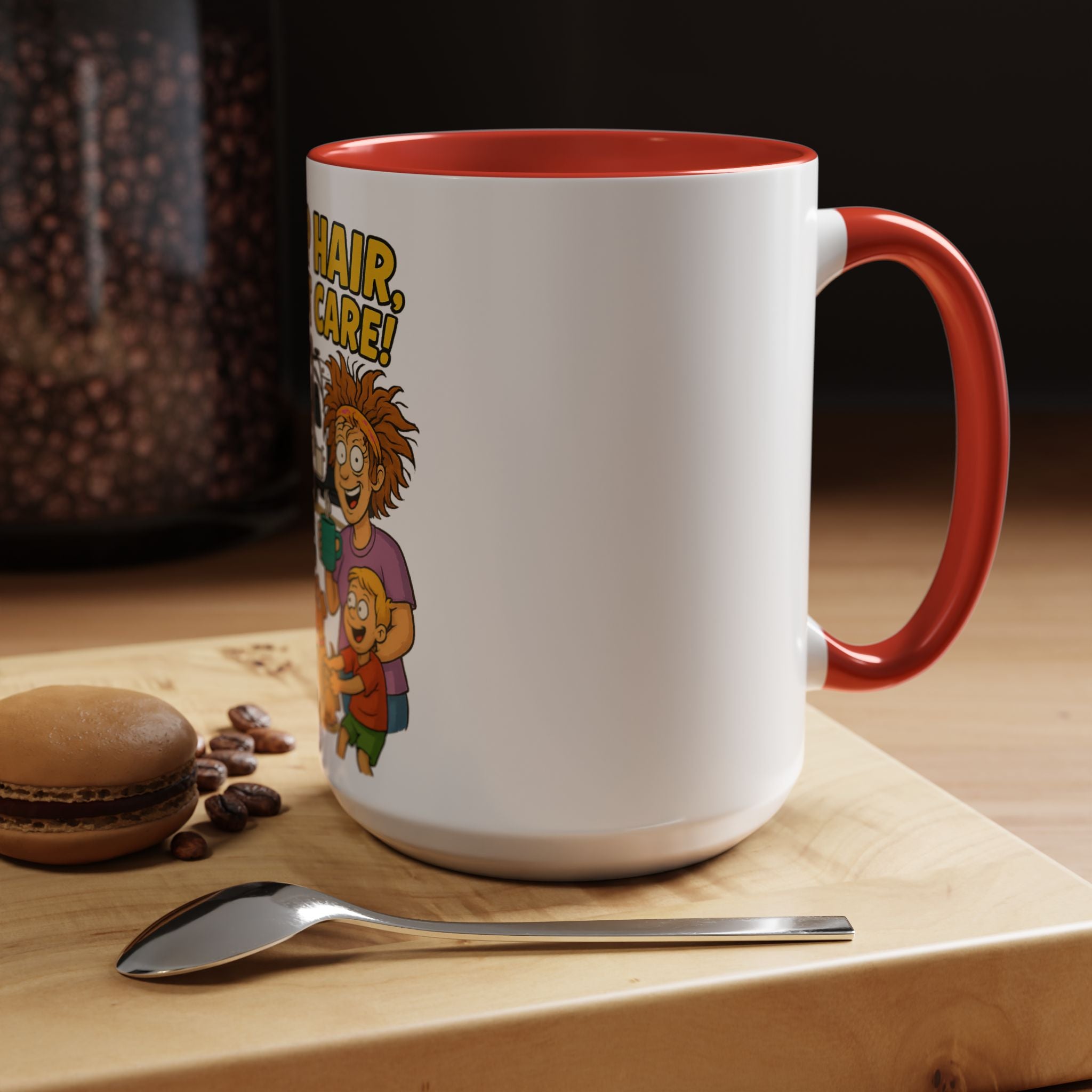 Camp Hair Coffee Mug, Funny Mug for Campers, Outdoor Lover Gift, Family Camping Mug, Humorous Coffee Cup