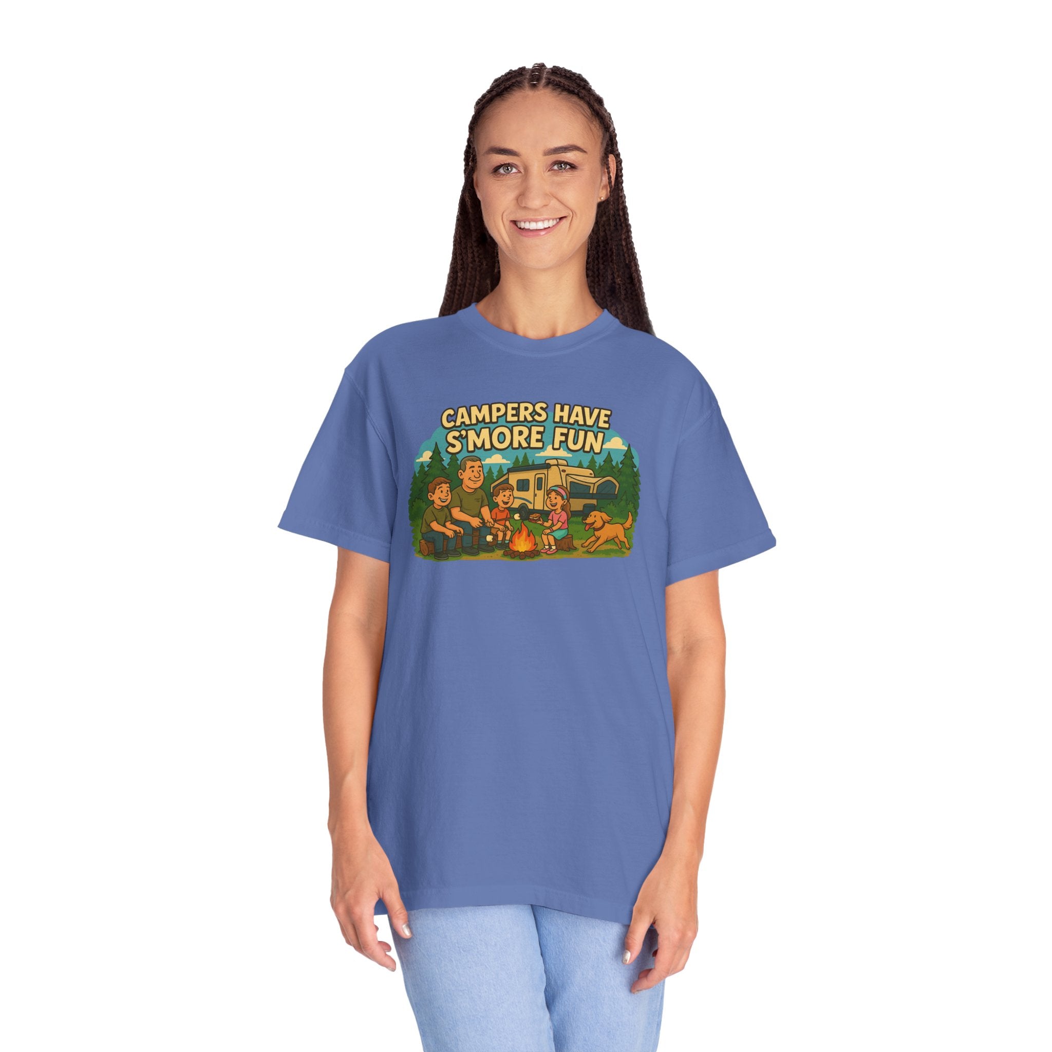 Camping T-Shirt for Outdoor Lovers, Perfect Gift for Campers, Adventure Tee, Vacation Shirt, Summer Fun Merchandise