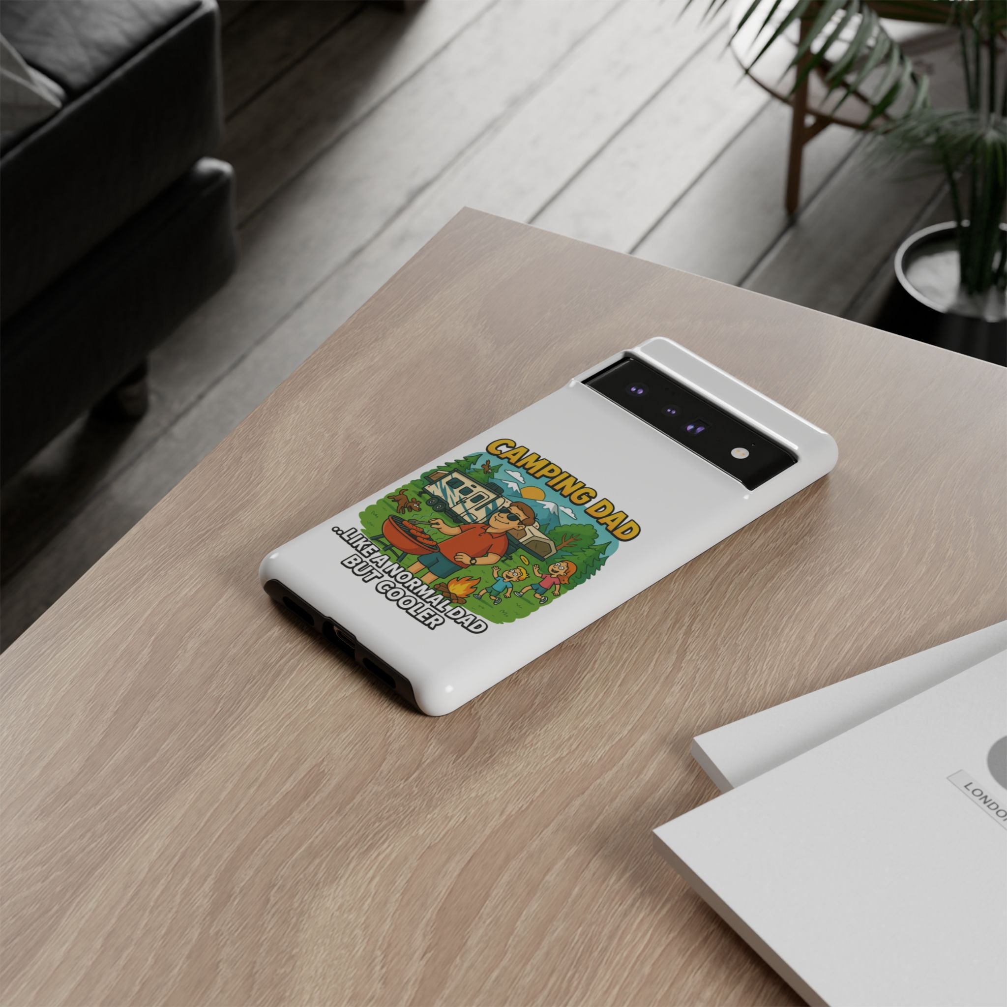 Camping Dad Phone Case - Unique Tough Cover for Outdoor Dads