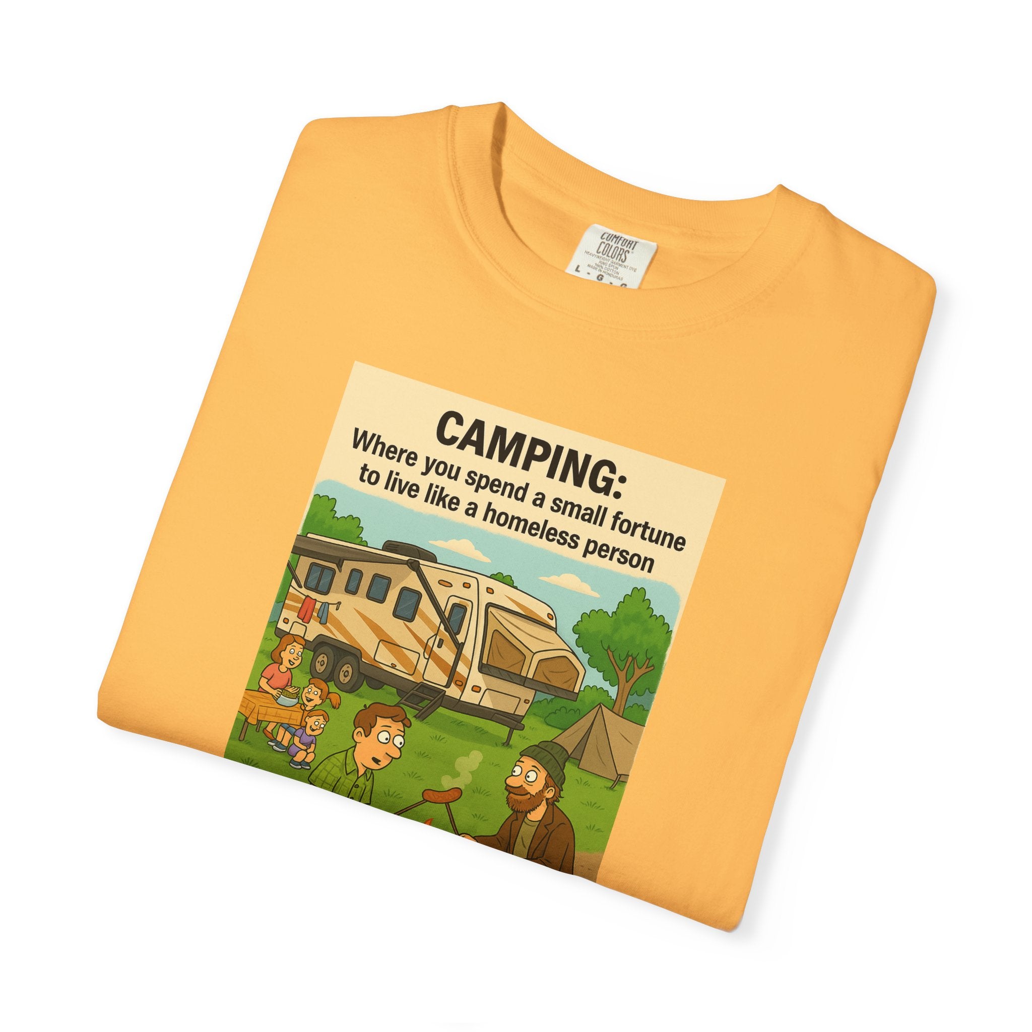 Camping Humor T-Shirt, Unisex Graphic Tee, Adventure Gift, Outdoor Lover Apparel, Funny Camping Shirt