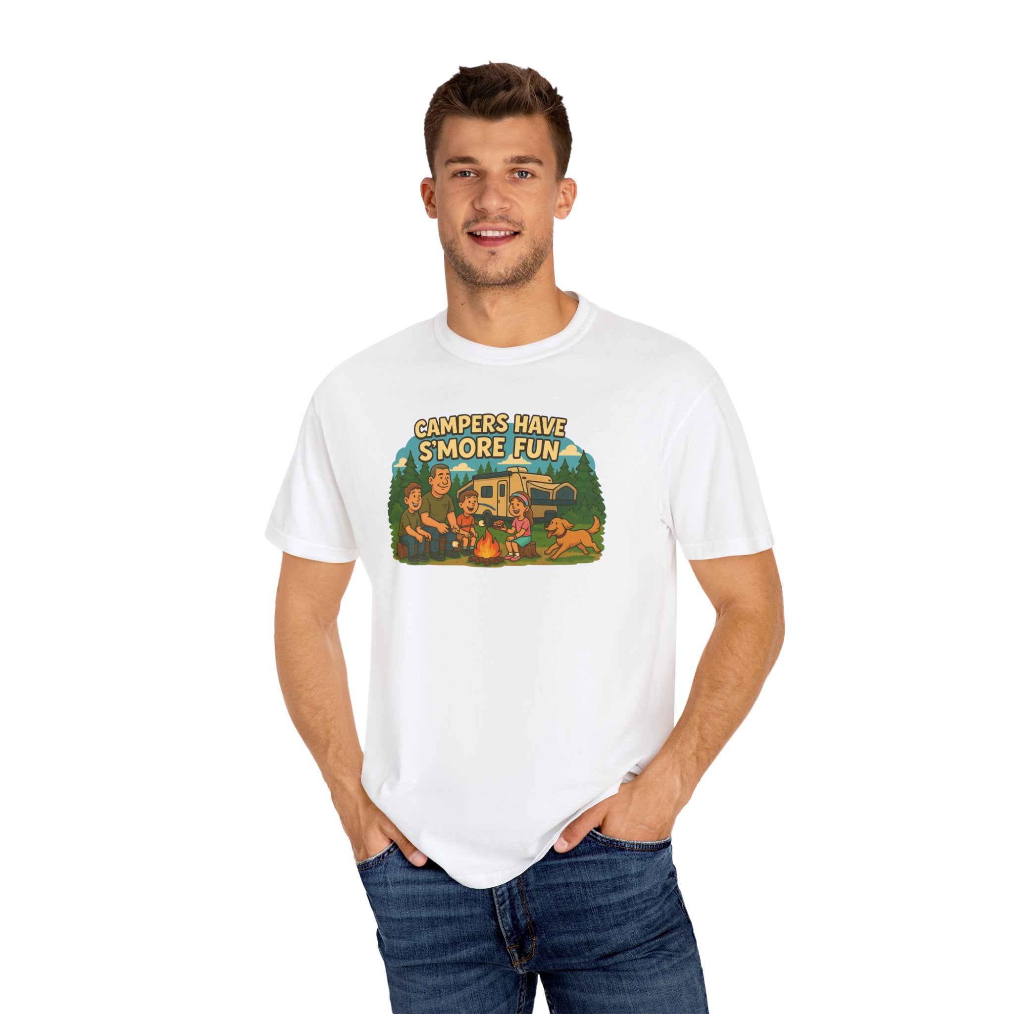 Camping T-Shirt for Outdoor Lovers, Perfect Gift for Campers, Adventure Tee, Vacation Shirt, Summer Fun Merchandise