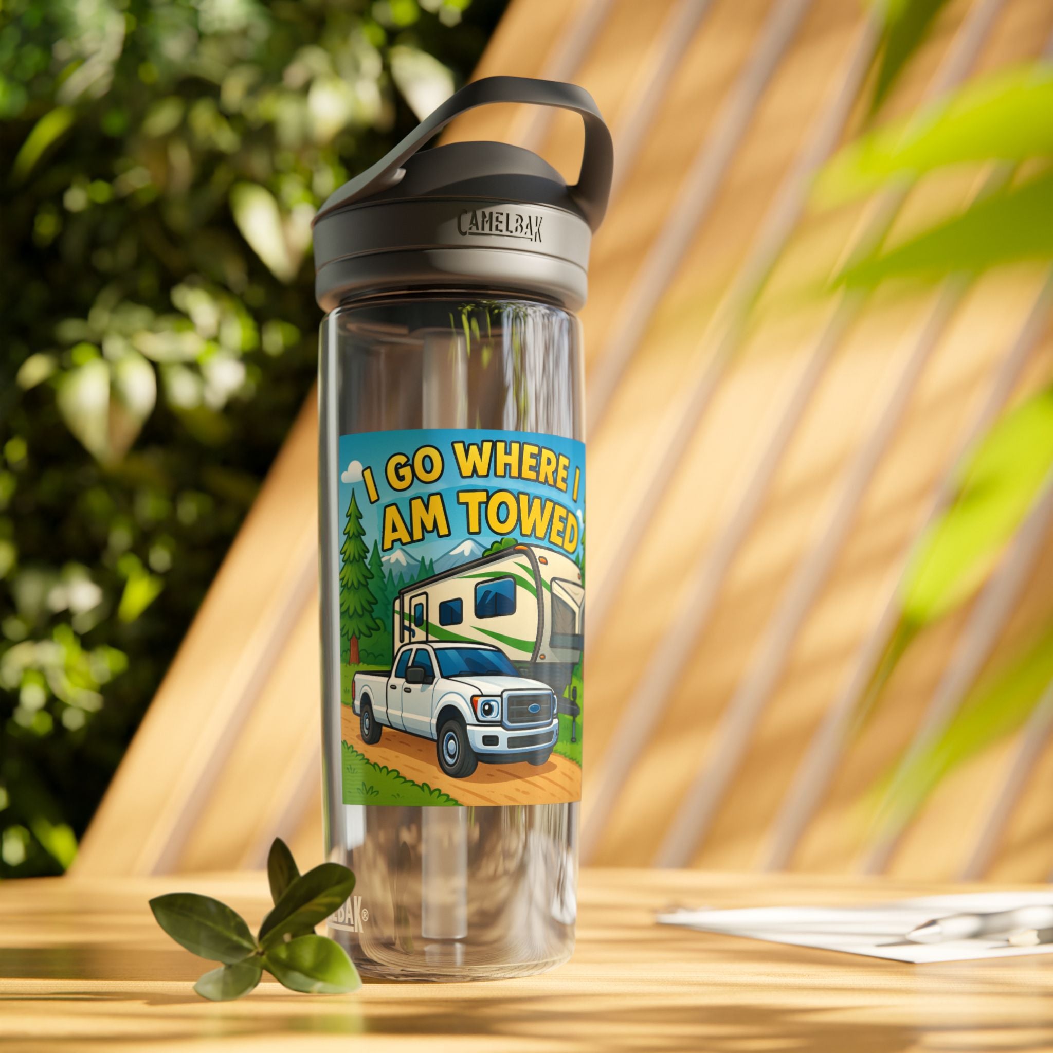 Adventure Water Bottle, Camping Hydration Bottle, RV Water Bottle, Outdoor Gear, Gifts for Campers