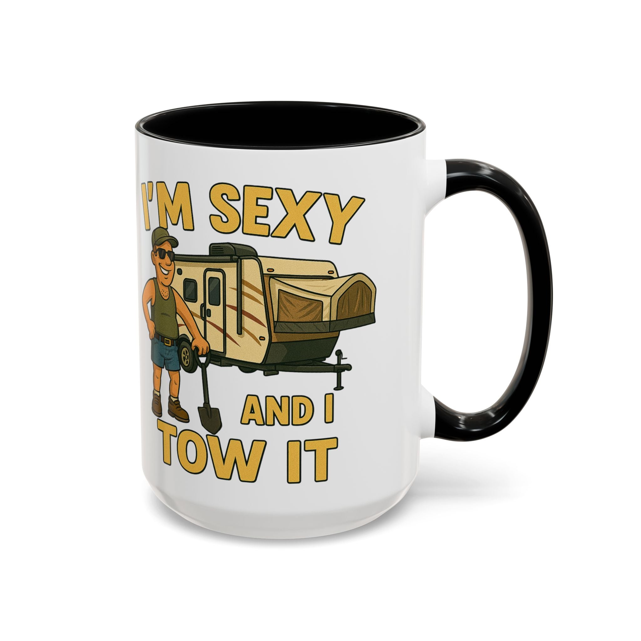 Playful Camping Mug, Funny Coffee Cup, Camper Gift, RV Lover's Accessory, Outdoor Adventure Mug