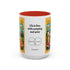 Life is fine with camping and wine Hybrid Camper Coffee Mug (11, 15oz)