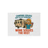 Camping Outdoor Rug - Wine Solves the Rest, Patio Decor, RV Accessories, Outdoor Living, Camping Gear