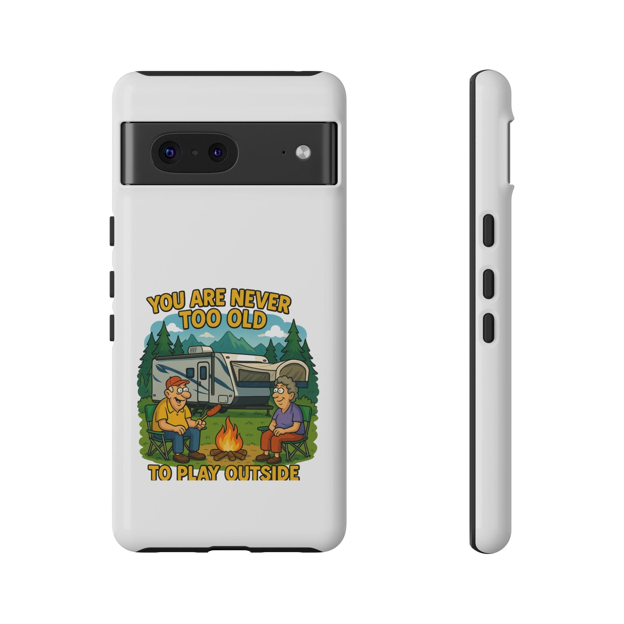Outdoor Adventure Phone Case - 'You Are Never Too Old to Play Outside'