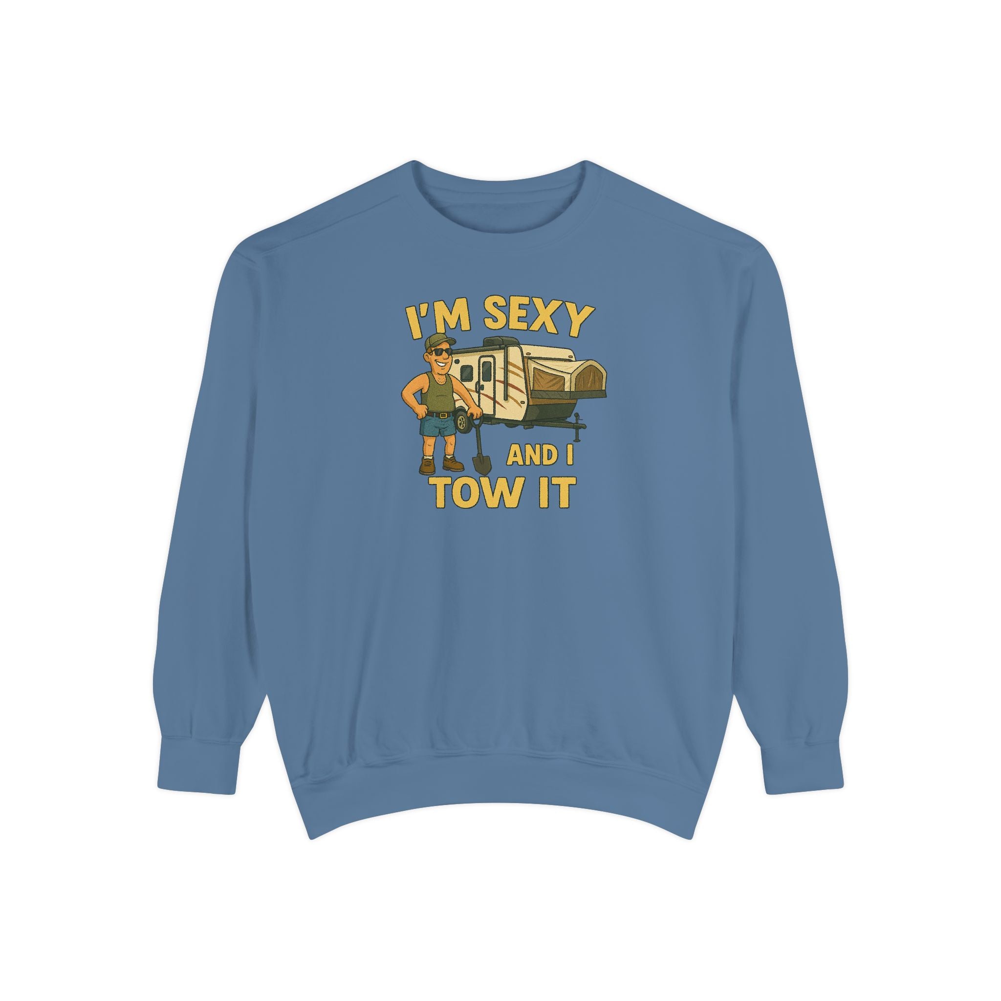 Funny Tow Truck Sweatshirt, Unisex Garment-Dyed Pullover, Casual Gift for Drivers, Trucking Humor Apparel, Cozy Fall Outfit, Perfect [...]