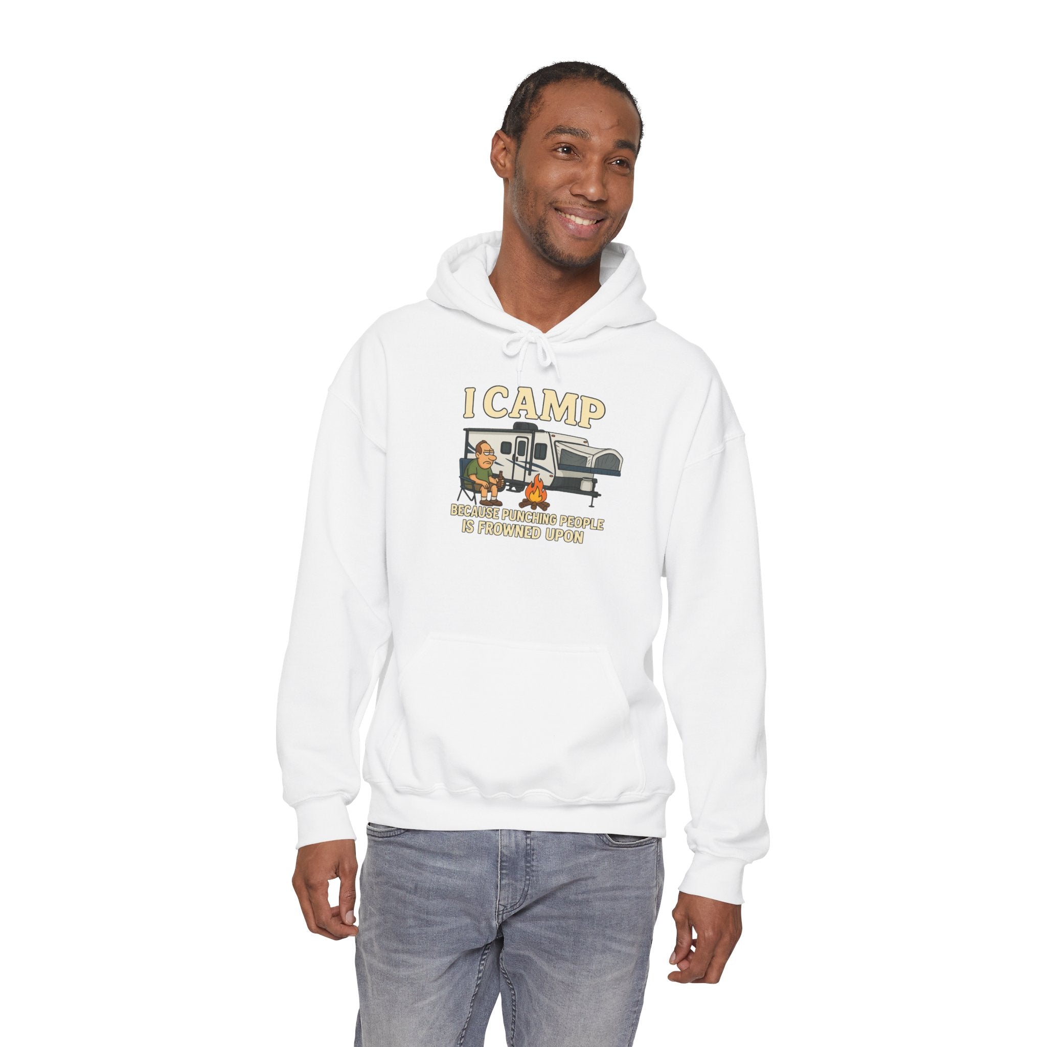 I Camp Unisex Heavy Blend™ Hoodie - Perfect for Outdoor Lovers